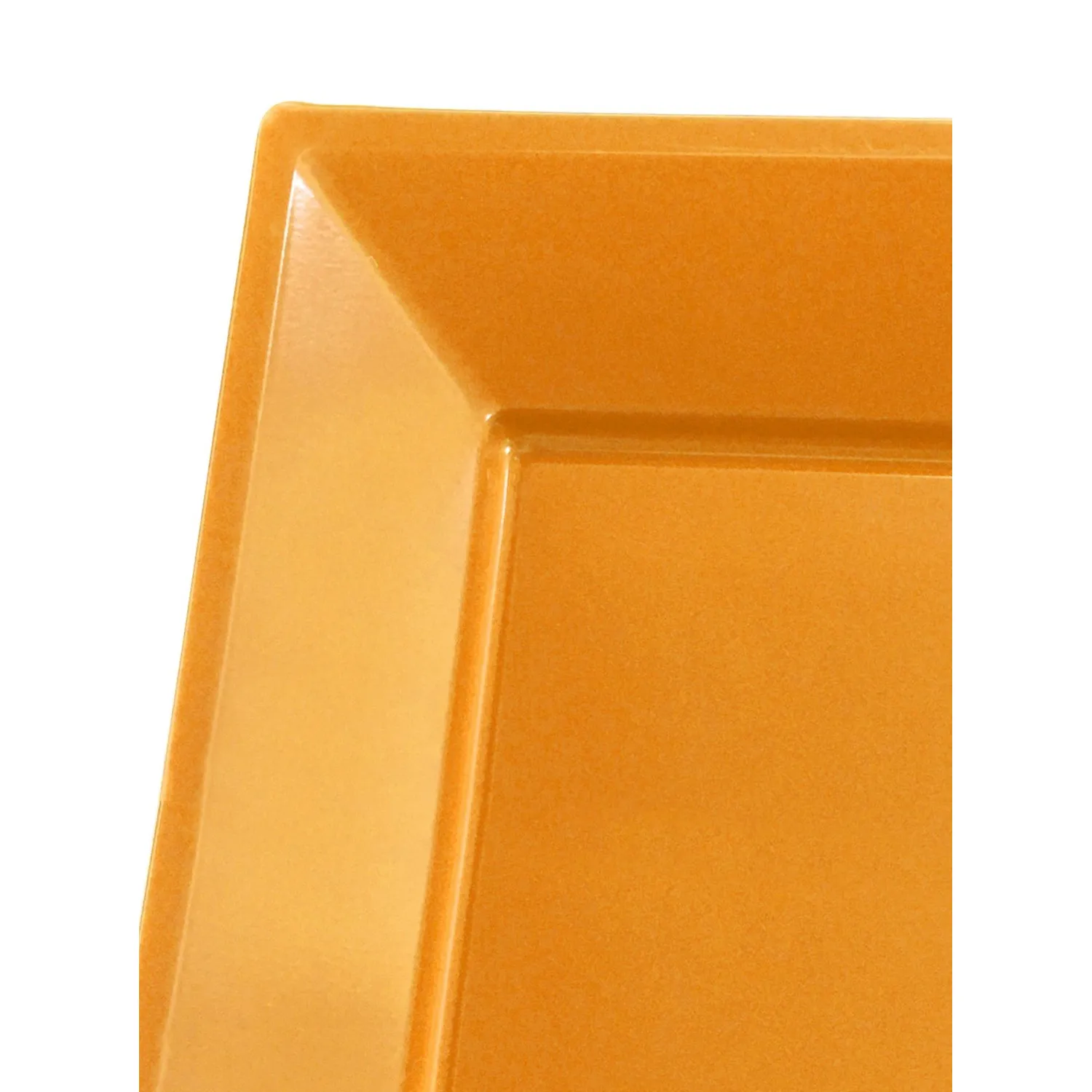 BANDEJA RECTANGULAR GRANDE NARANJO X3 UNI - 1