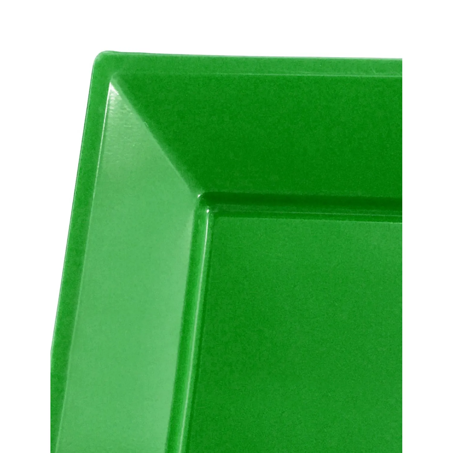 BANDEJA RECTANGULAR GRANDE VERDE X3 UNI - 1