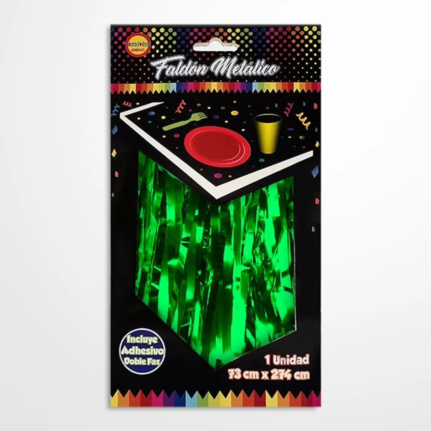 FALDON MESA METALICO 2.74 MT X 73 CM VERDE X1 UNI - 1