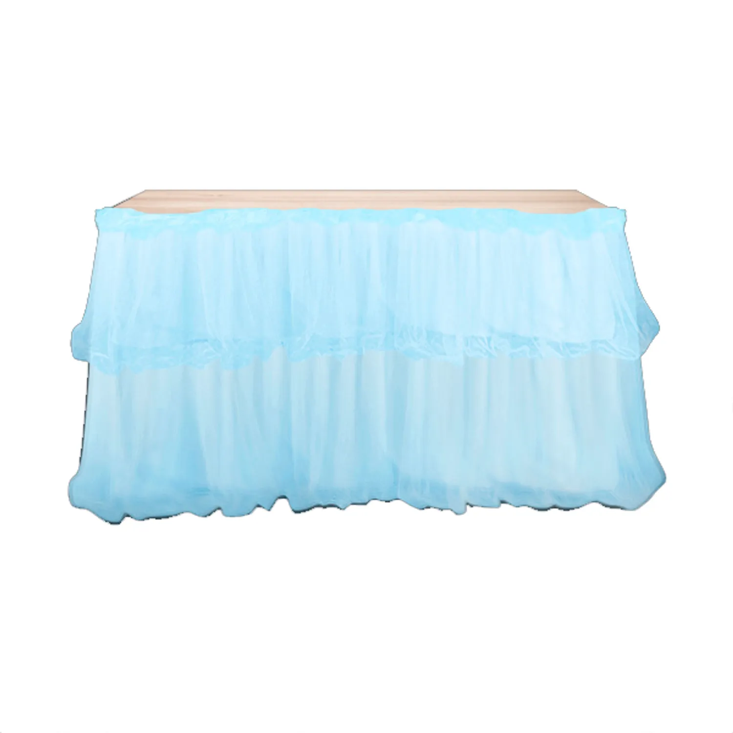 FALDON MESA TELA 150X70 CM CELESTE X1 UNI - 1