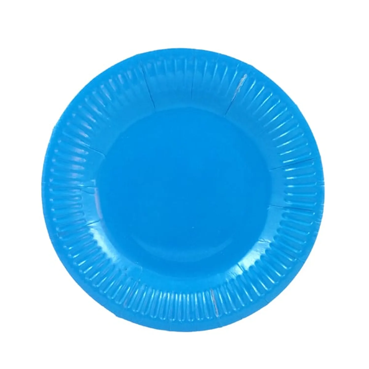 PLATO 7 CARTON AZUL CLARO X10 UNI - 1