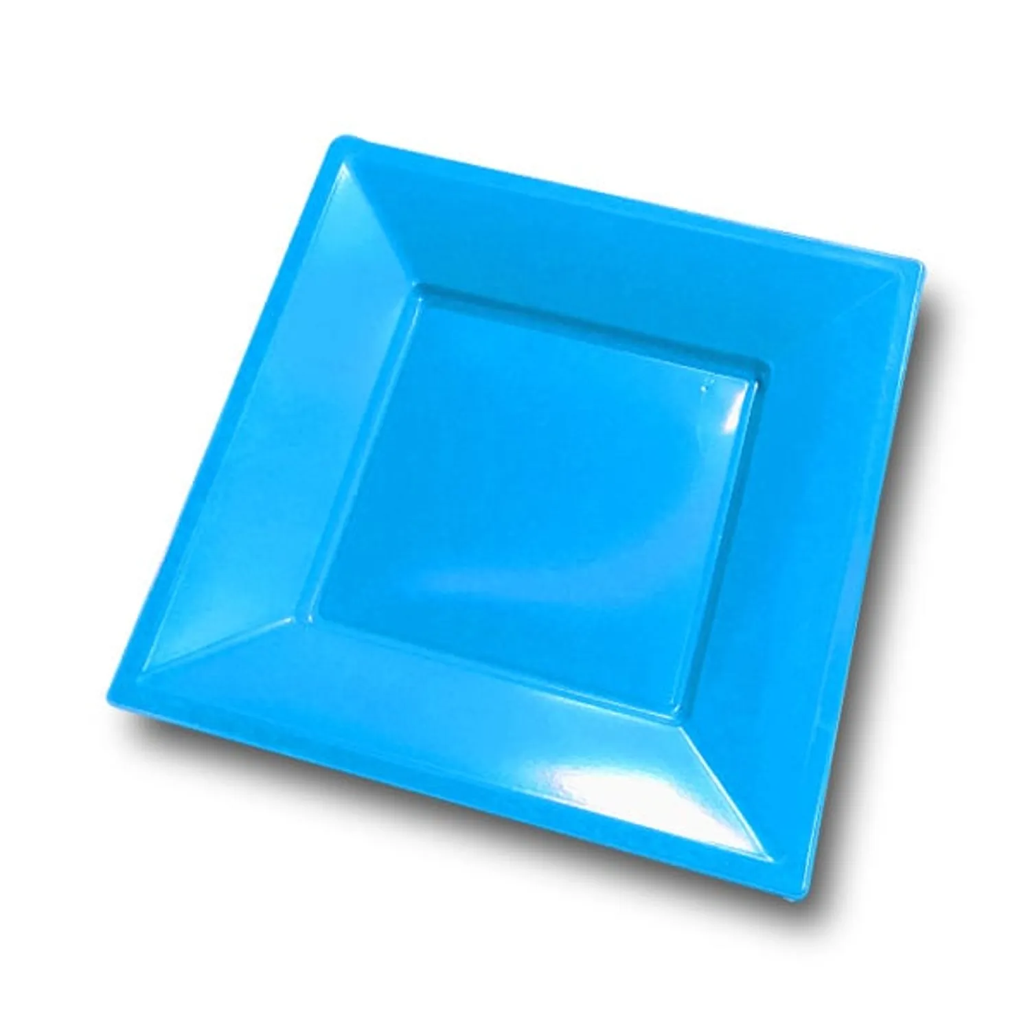 PLATO 7 CUADRADO CELESTE X10 UNI - 1