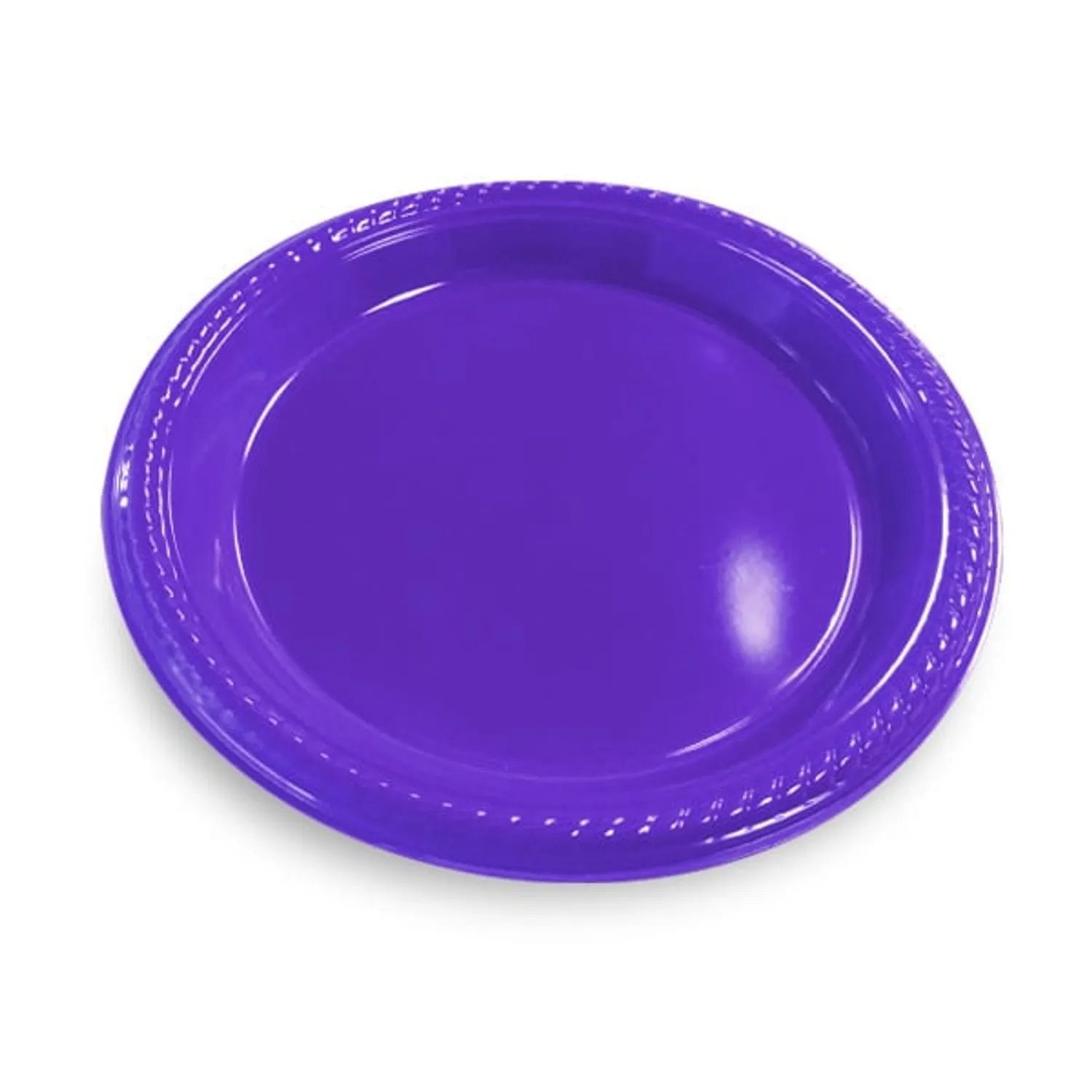 PLATO 7 PLASTICO MORADO X10 UNI - 1