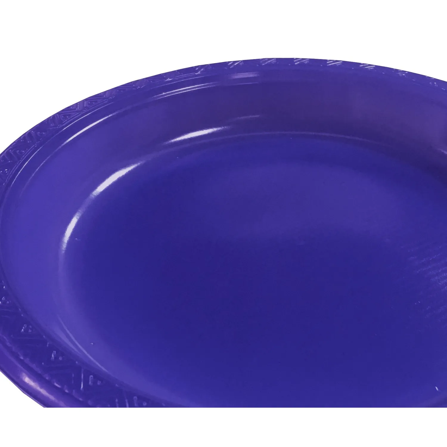PLATO 9 PLASTICO MORADO X10 UNI - 1