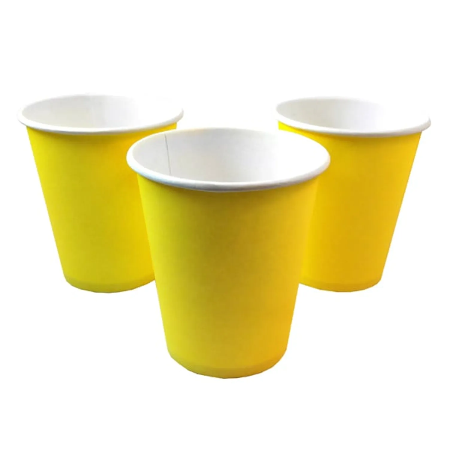 VASO 7 CARTON AMARILLO X10 PCS X1 UNI - 1