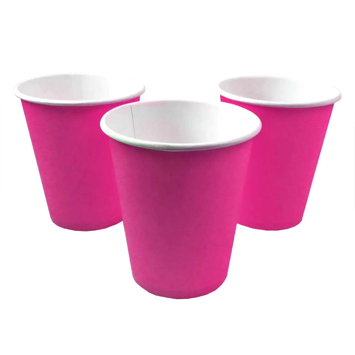 VASO 7 CARTON FUCSIA X10 PCS X1 UNI - 1