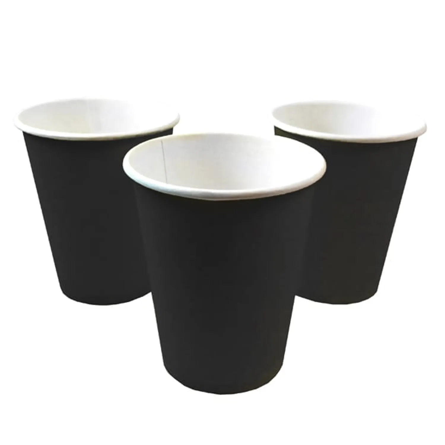 VASO 7 CARTON NEGRO X10 PCS X1 UNI - 1