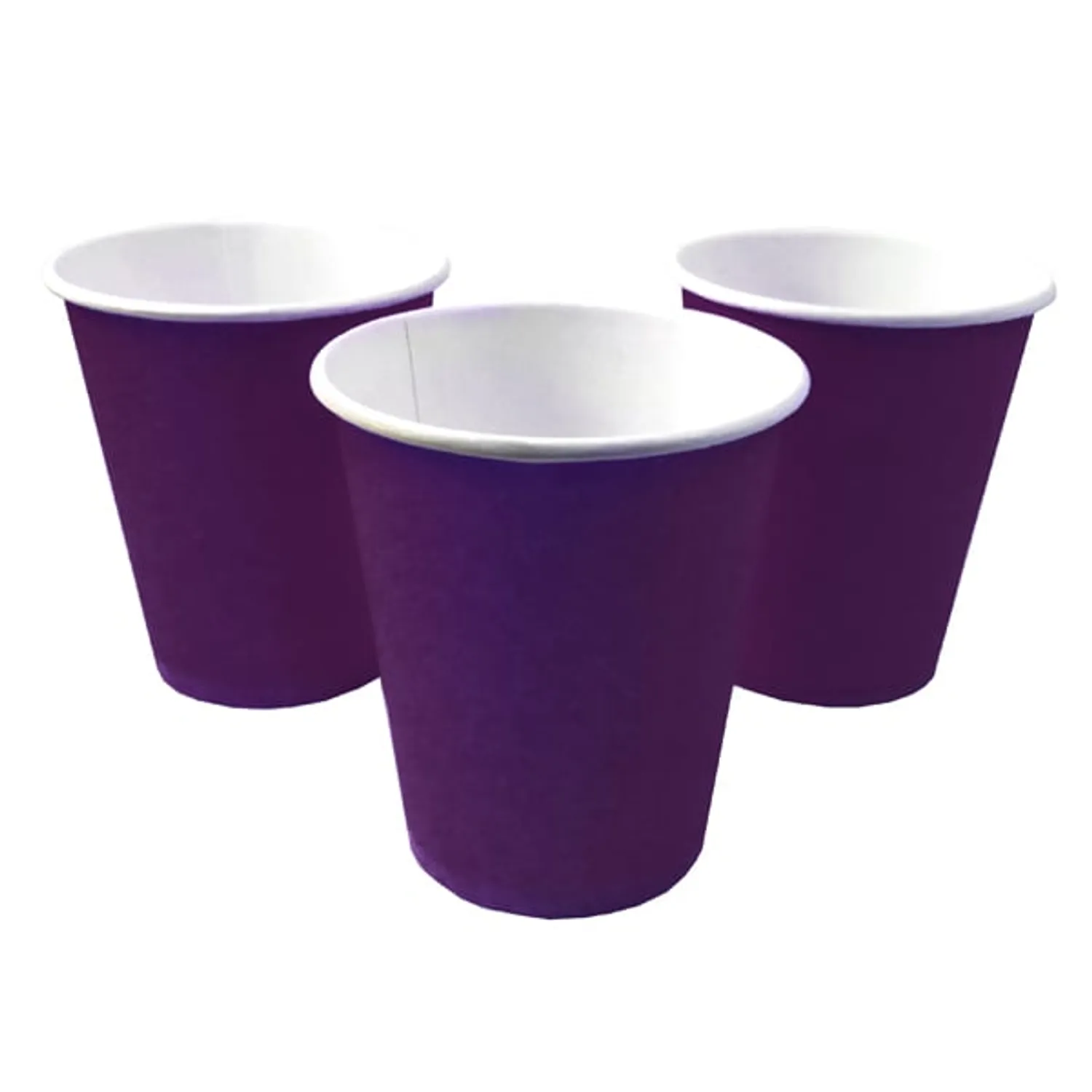 VASO 7 CARTON MORADO X10 PCS X1 UNI - 1