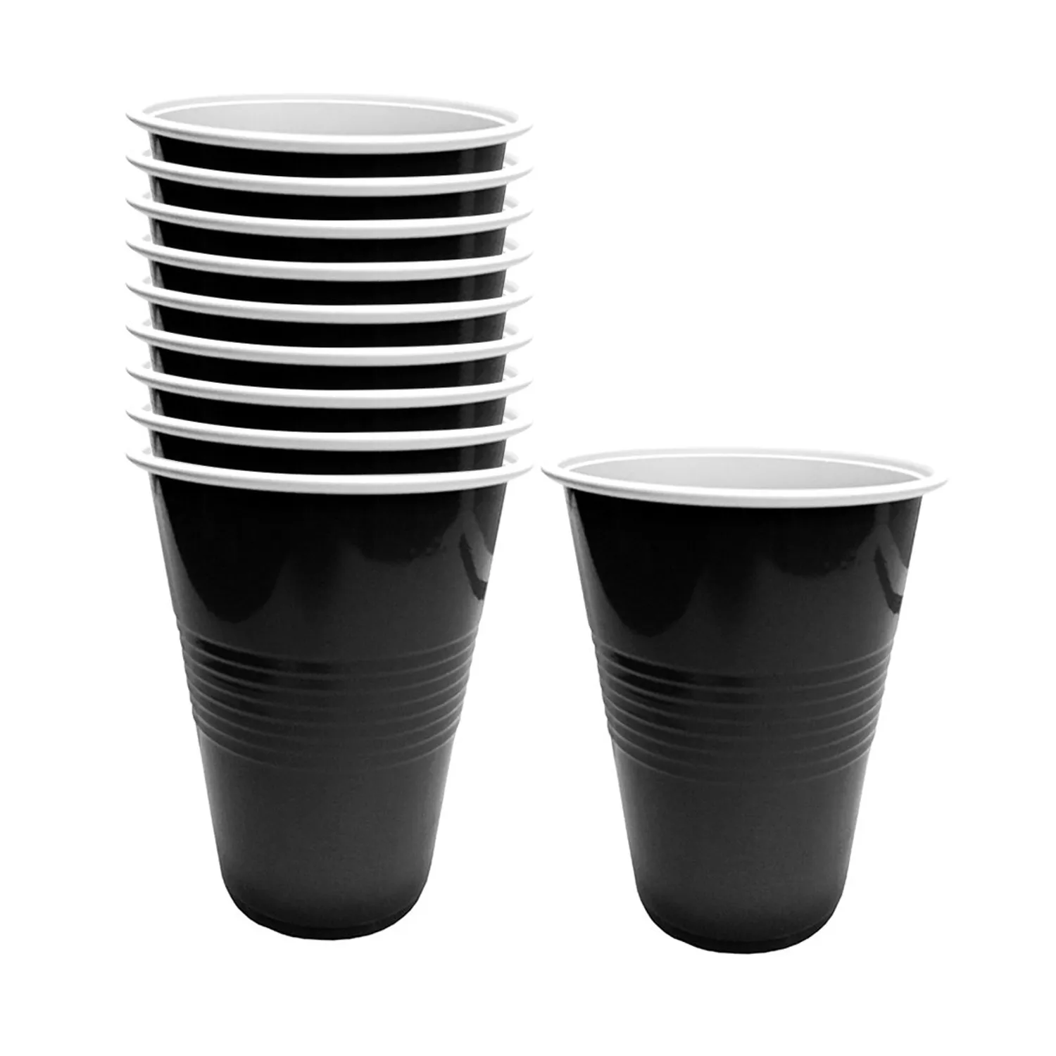 VASO NEGRO 450ML X10 UNI - 1