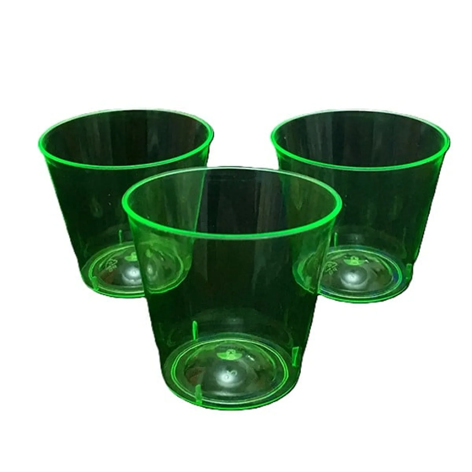 VASO SHOT ACRILICO NEON NARANJO X30 PCS X1 UNI - 1