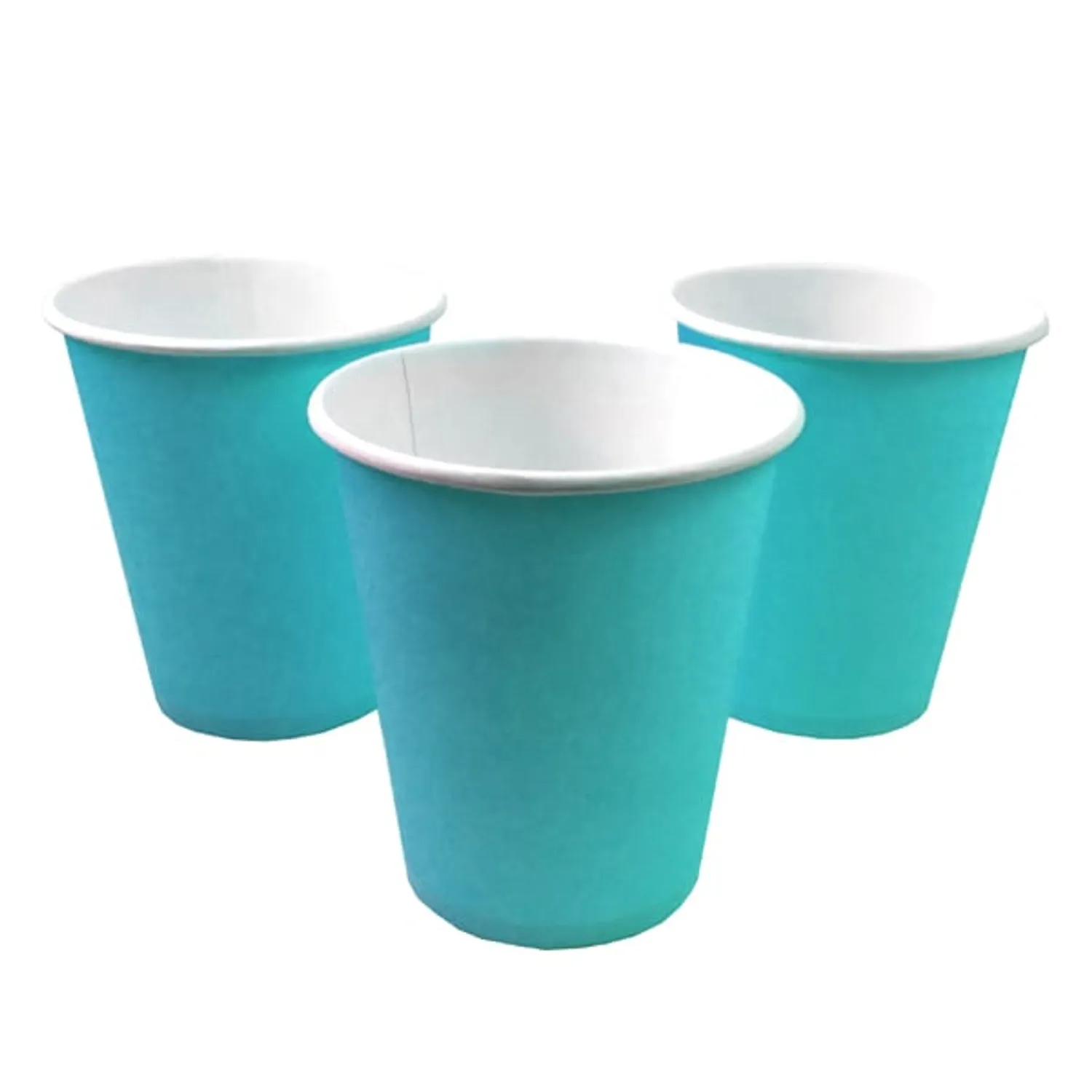 VASO 7 CARTON CELESTE X10 PCS X1 UNI - 1