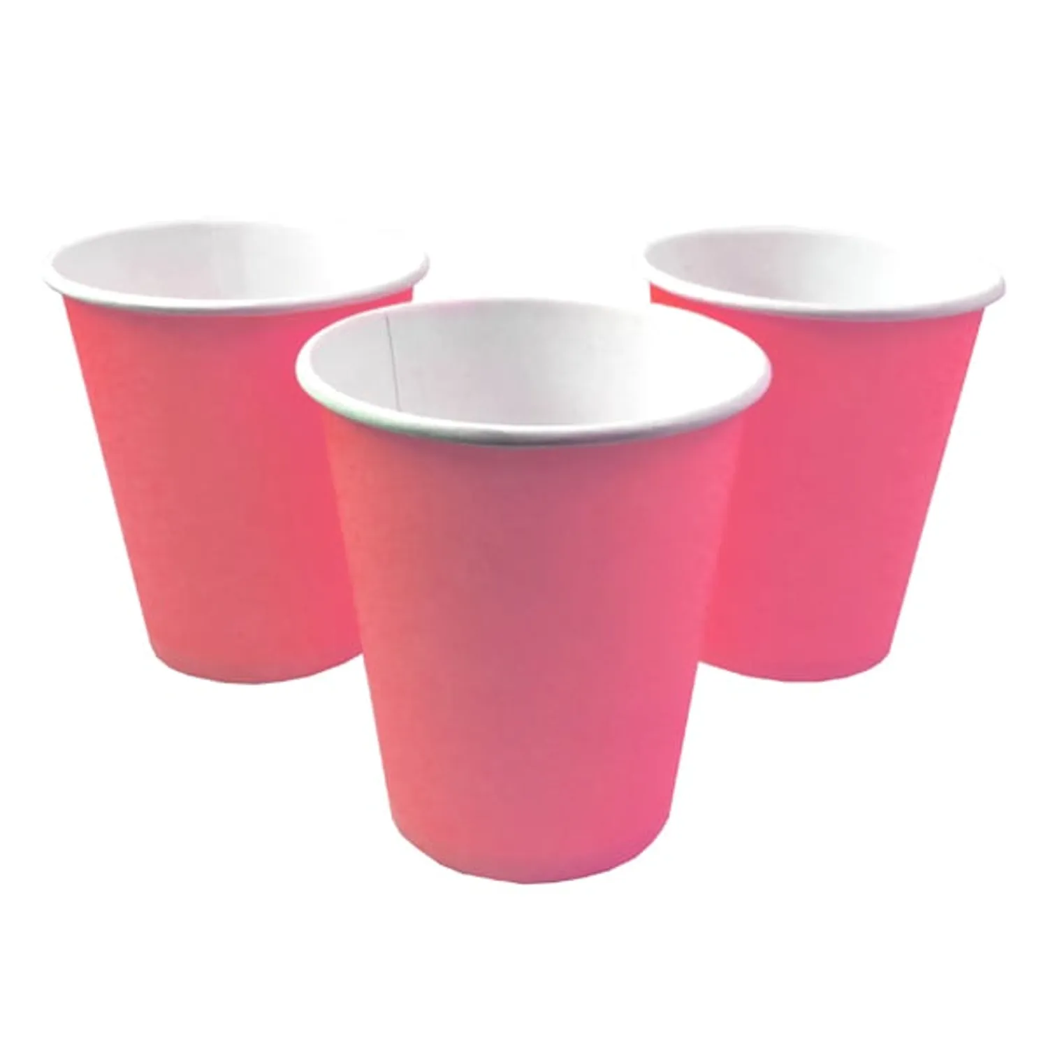 VASO 7 CARTON ROSADO X10 PCS X1 UNI - 1