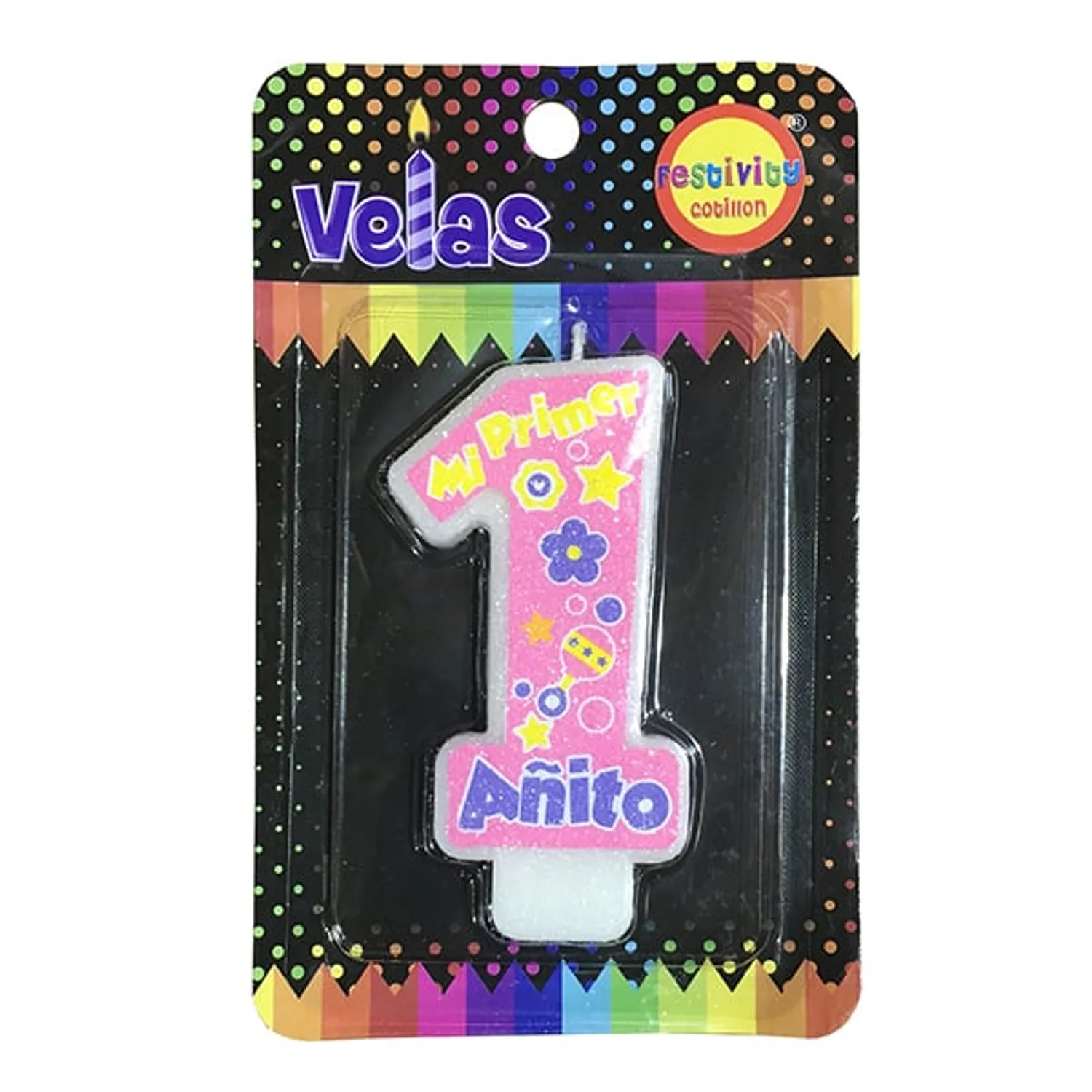 VELA MI 1ER AITO ROSADO X1 UNI - 1