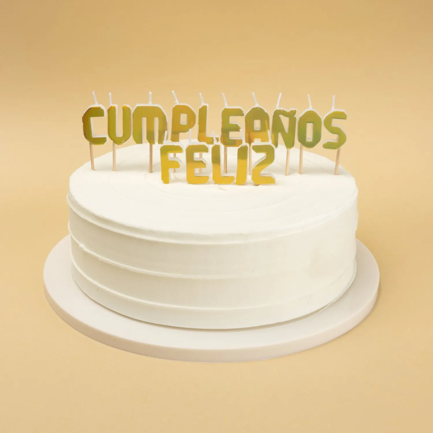VELA FELIZ CUMPLEA?OS HOLO DORADO X1UNI - 1