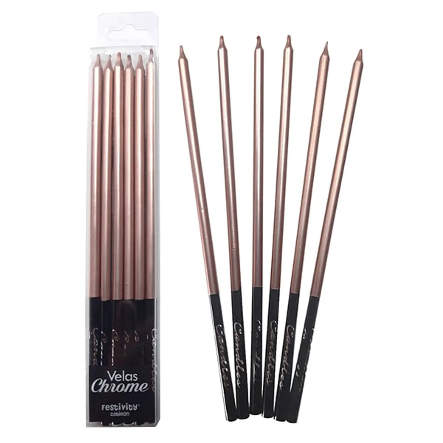 VELA CHROME ROSE GOLD X6 UNI - 1