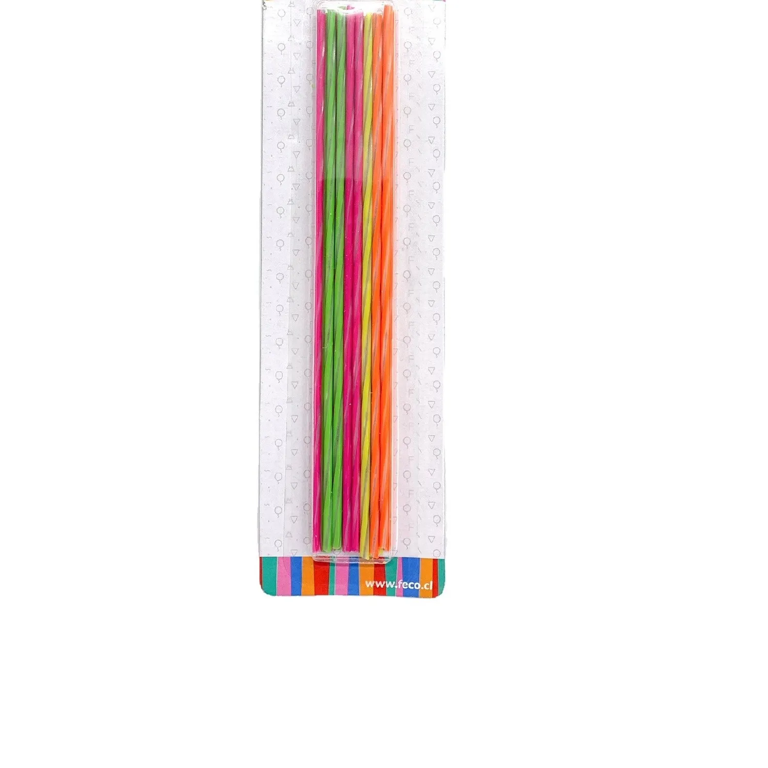 VELA DESTELLANTE NEON X16 PCS X1 UNI - 1