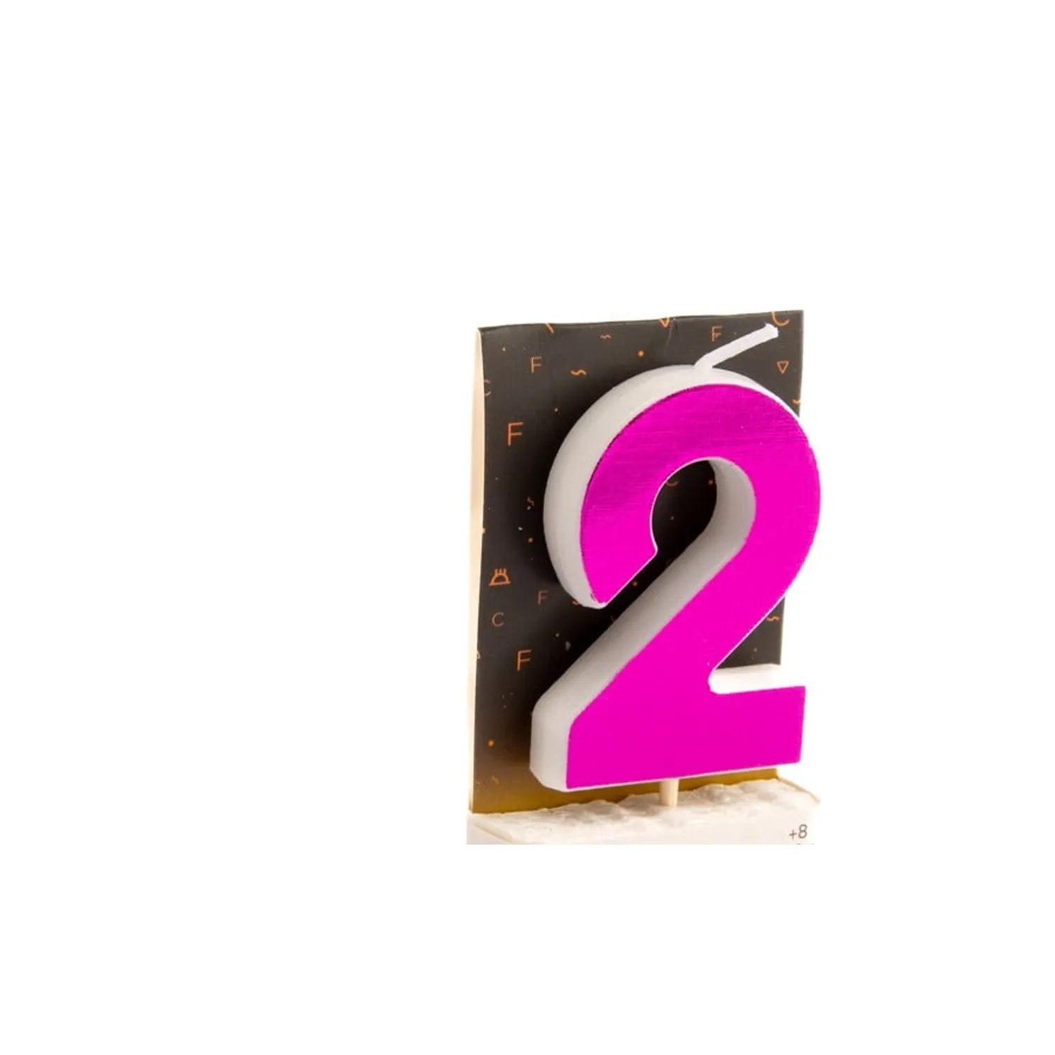 VELA NUMERAL HOLO FUCSIA 2 - 1