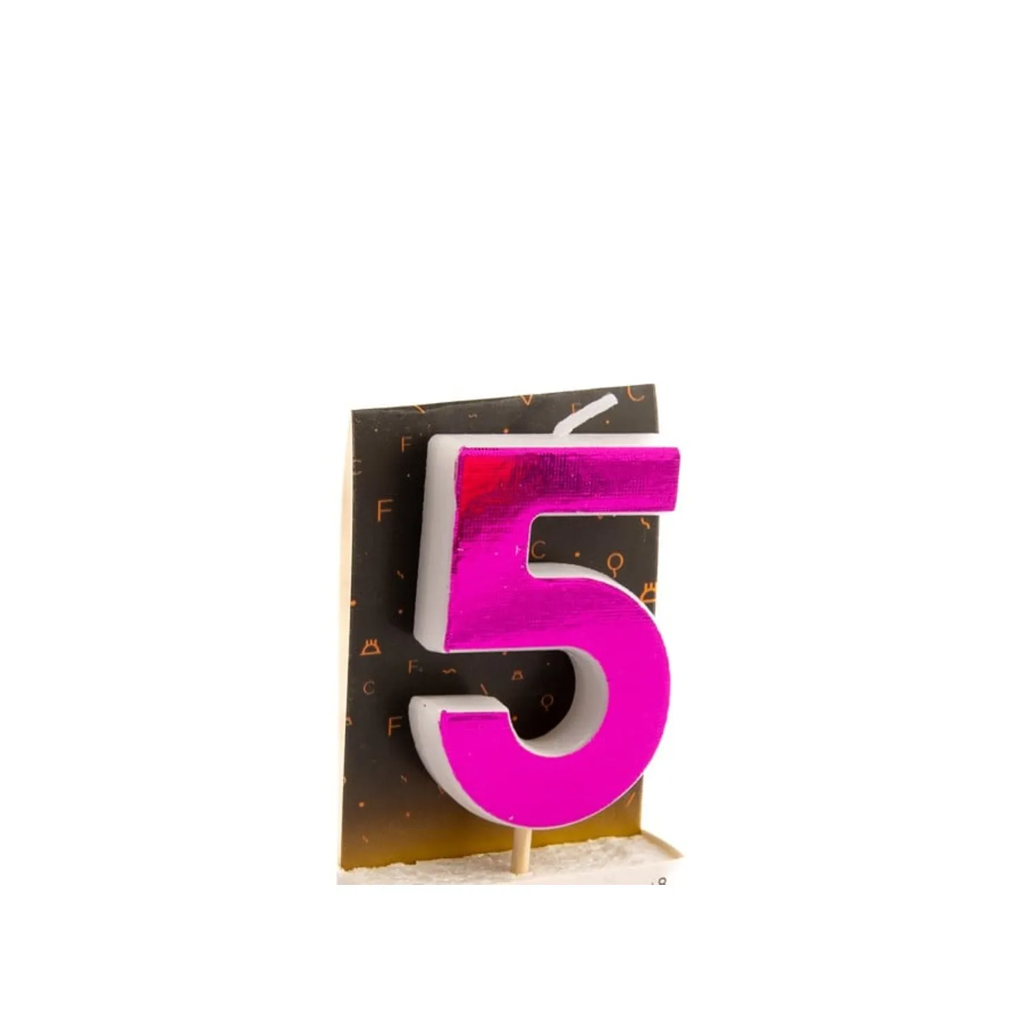 VELA NUMERAL HOLO FUCSIA 5 - 1