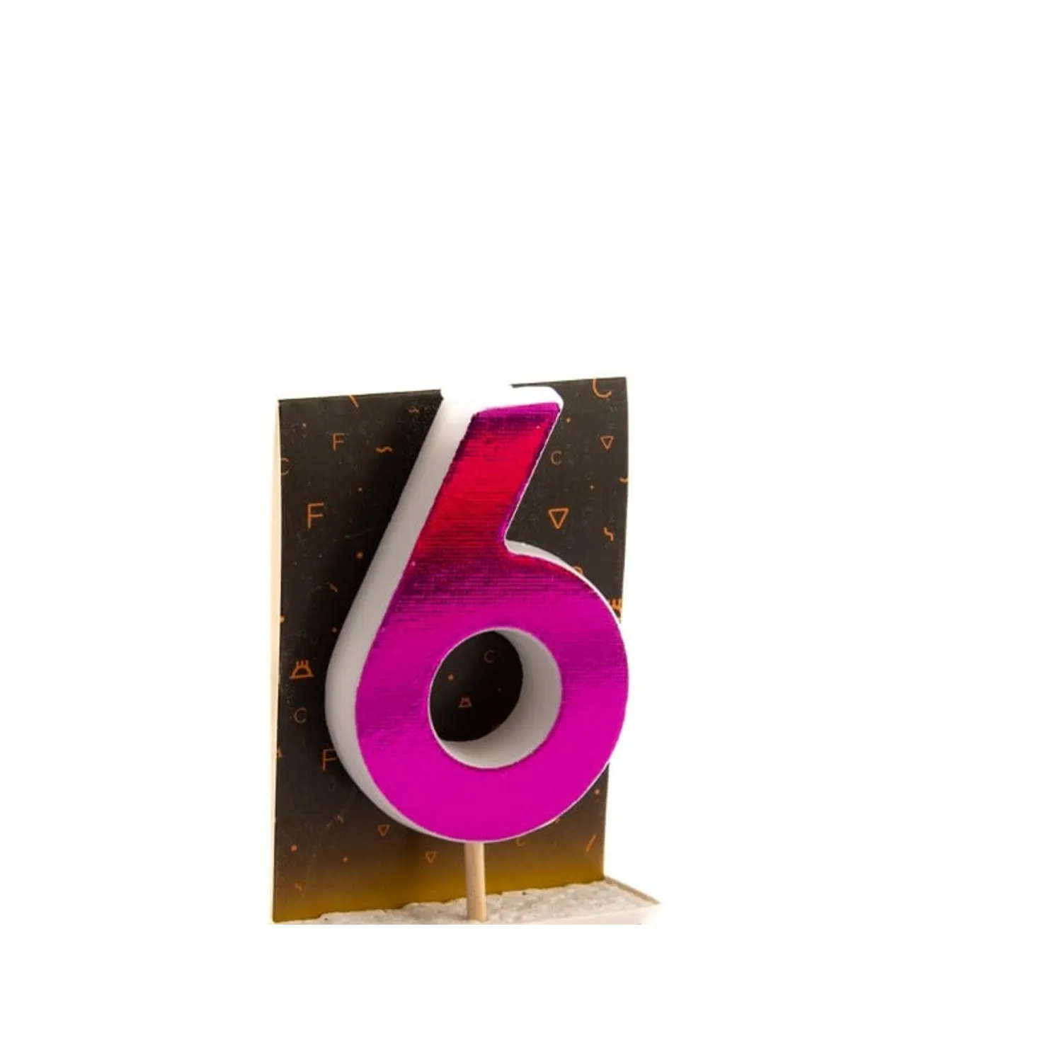VELA NUMERAL HOLO FUCSIA 6 - 1