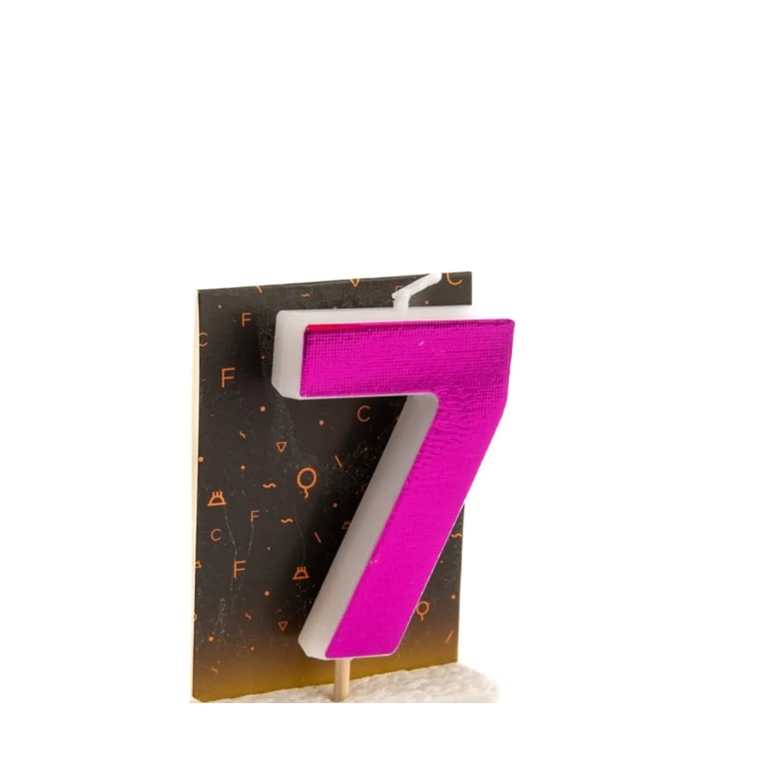 VELA NUMERAL HOLO FUCSIA 7 - 1