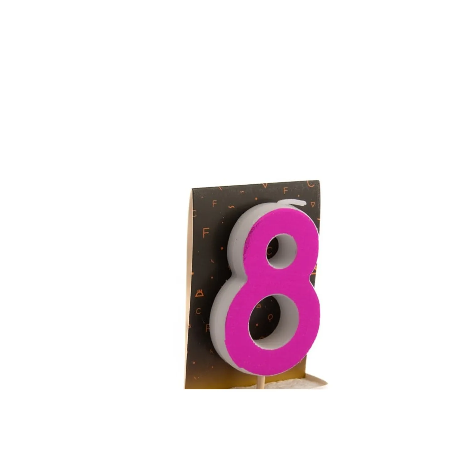 VELA NUMERAL HOLO FUCSIA 8 - 1