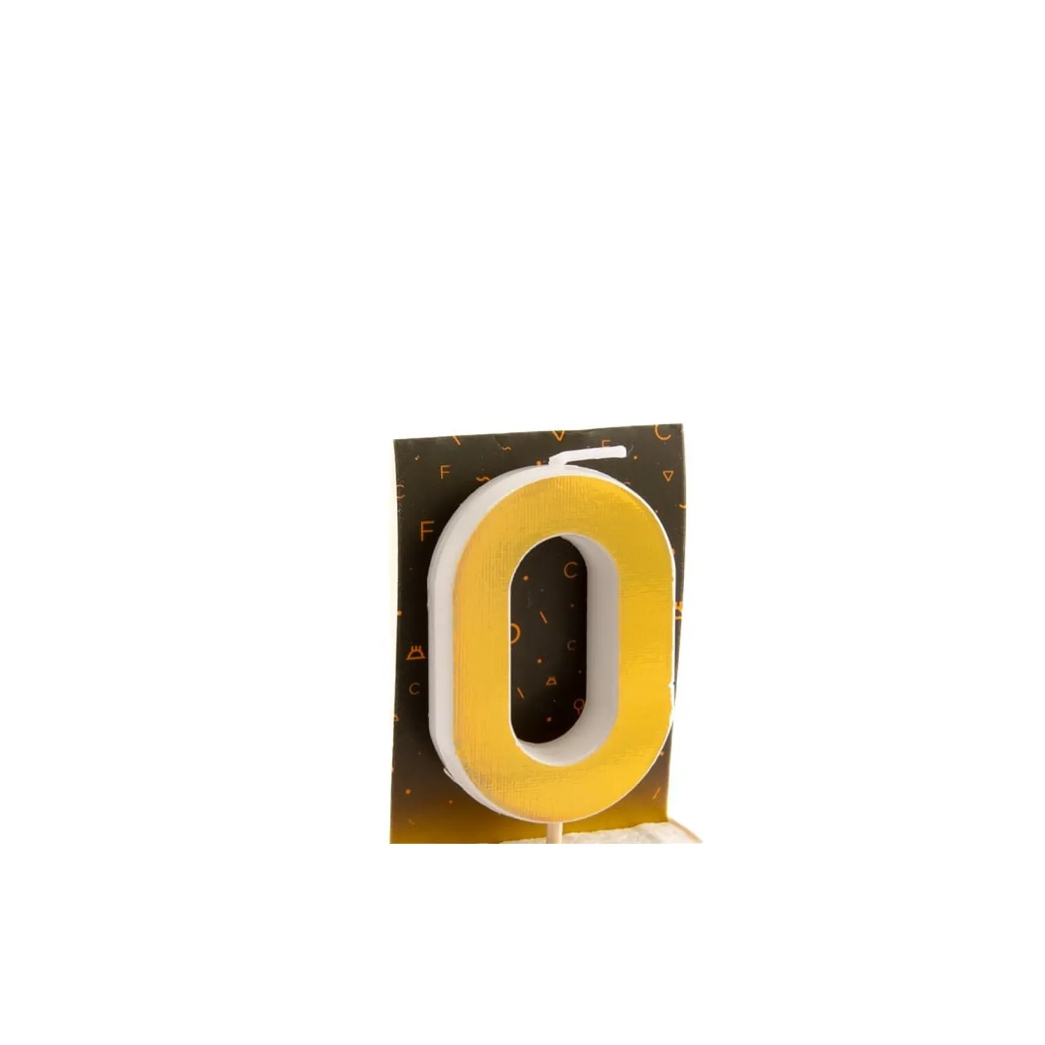VELA NUMERAL HOLO GOLD 0 - 1