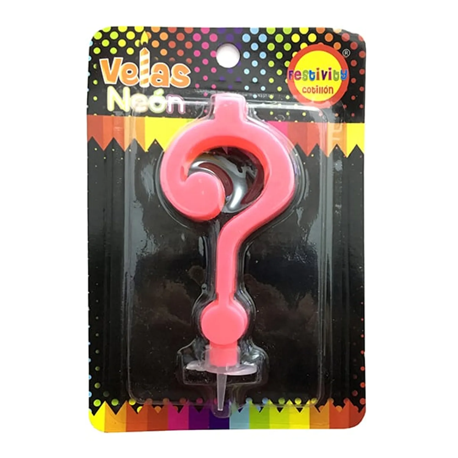 VELA NUMERAL NEON GIGANTE N? ? X1 UNI - 1