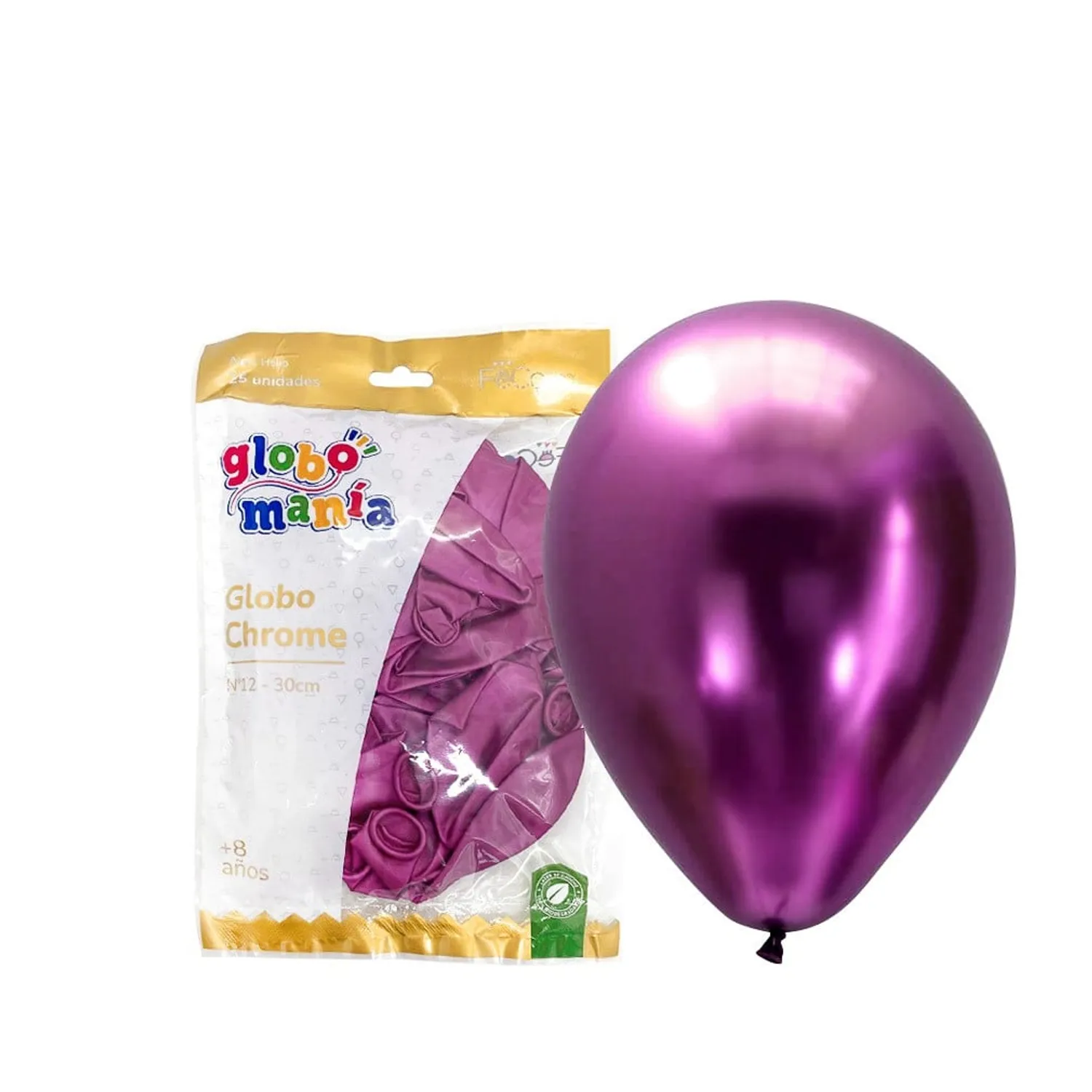 GLOBO 12 CHROME FUCISA X25 UNID - 1
