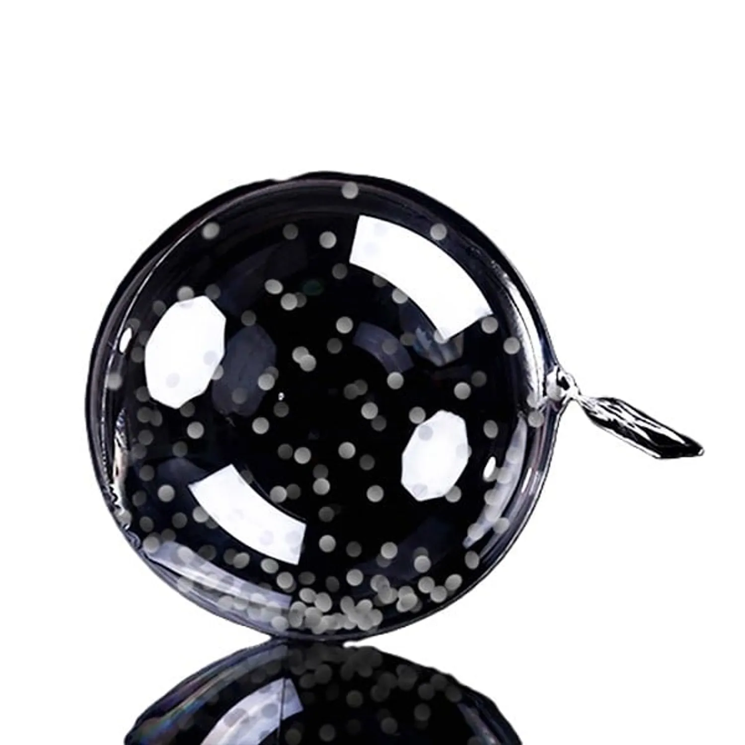 GLOBO BURBUJA 18' CONFETTI PLATEADO X1 UNI - 1
