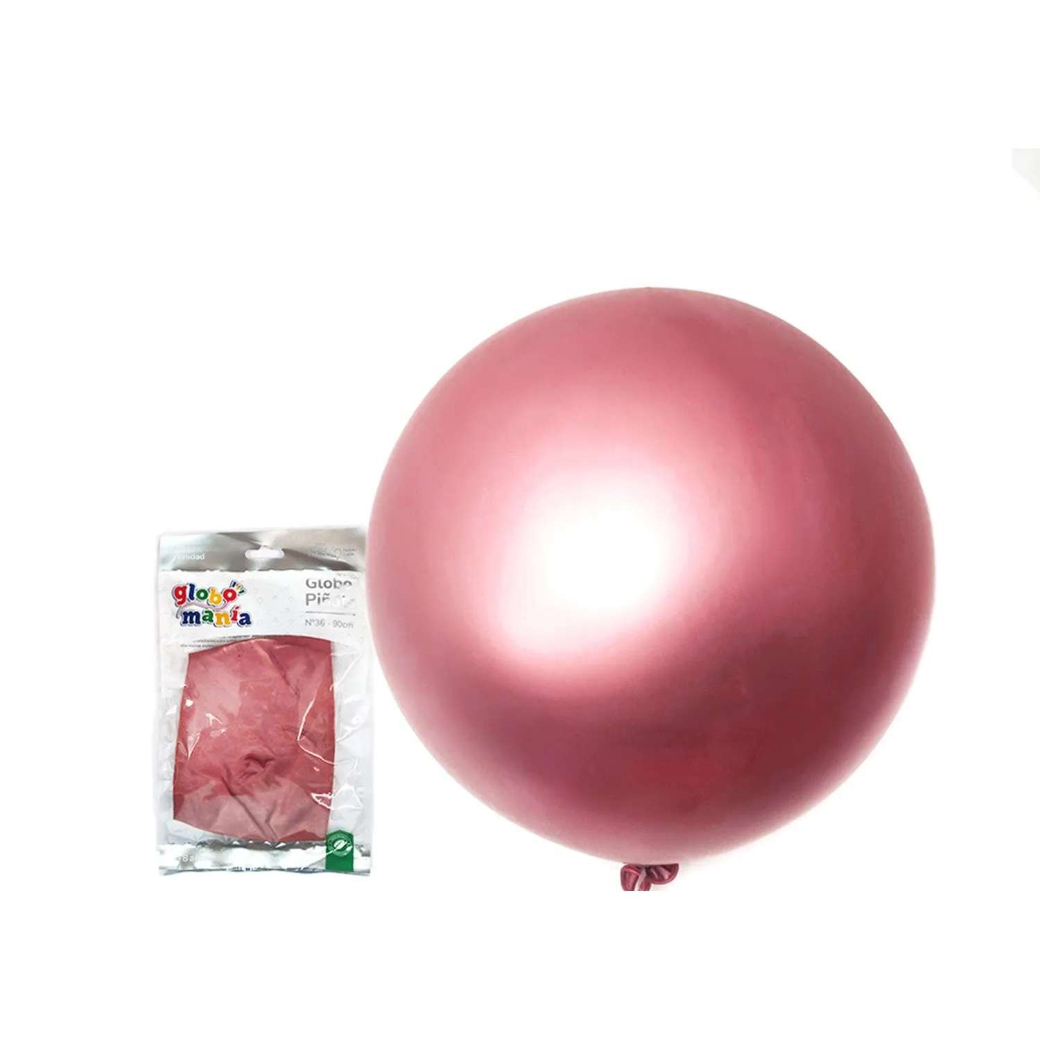 GLOBO PINATA R36 CHROME FUCSIA X1 UNI - 1