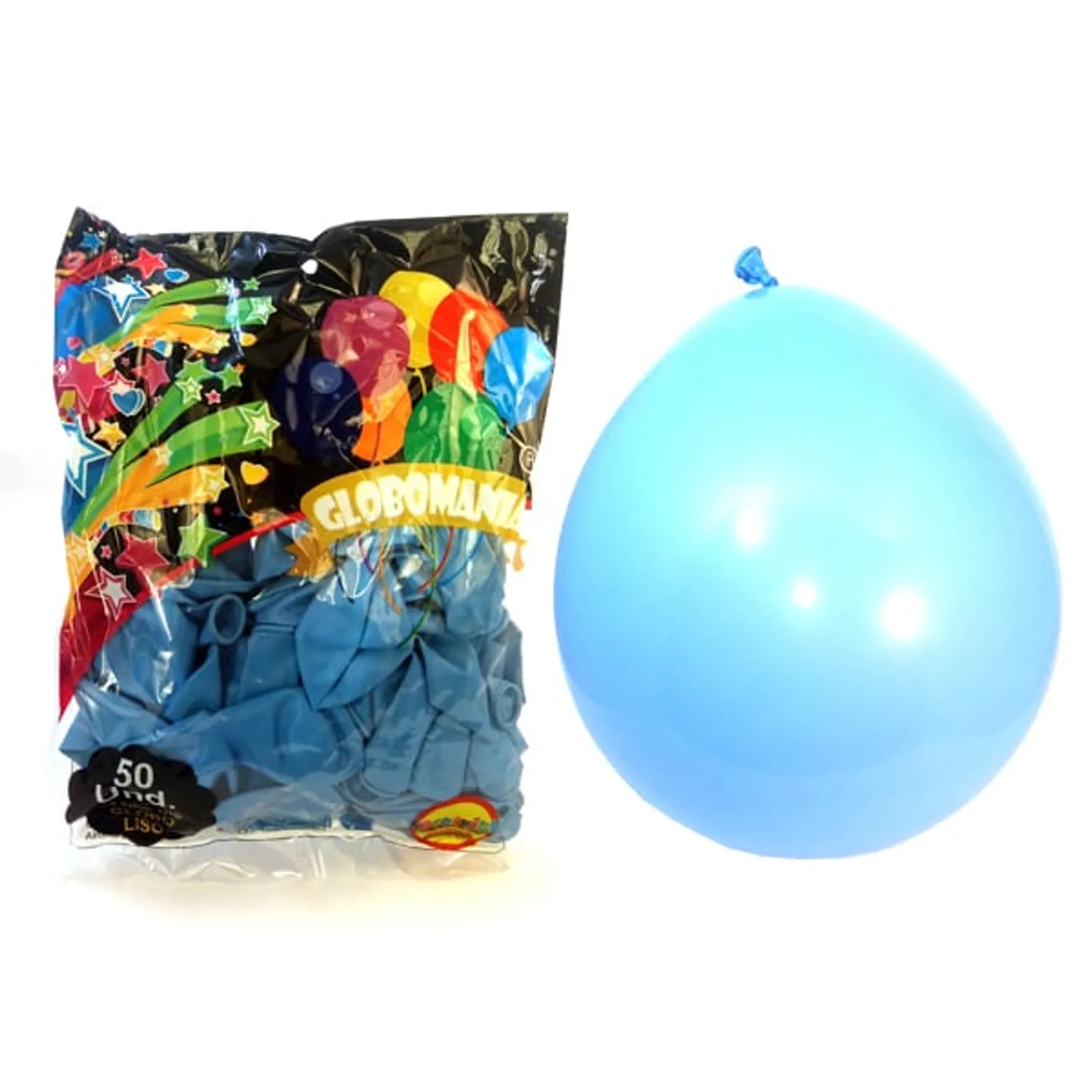 GLOBO 09 STANDARD A CELESTE X 50 UNI - 1