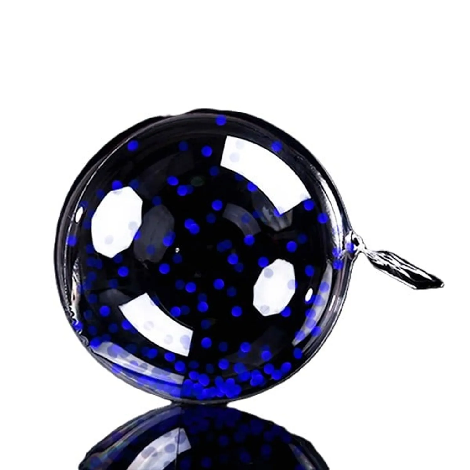 GLOBO BURBUJA 18 CONFETTI AZUL X1 UNI - 1