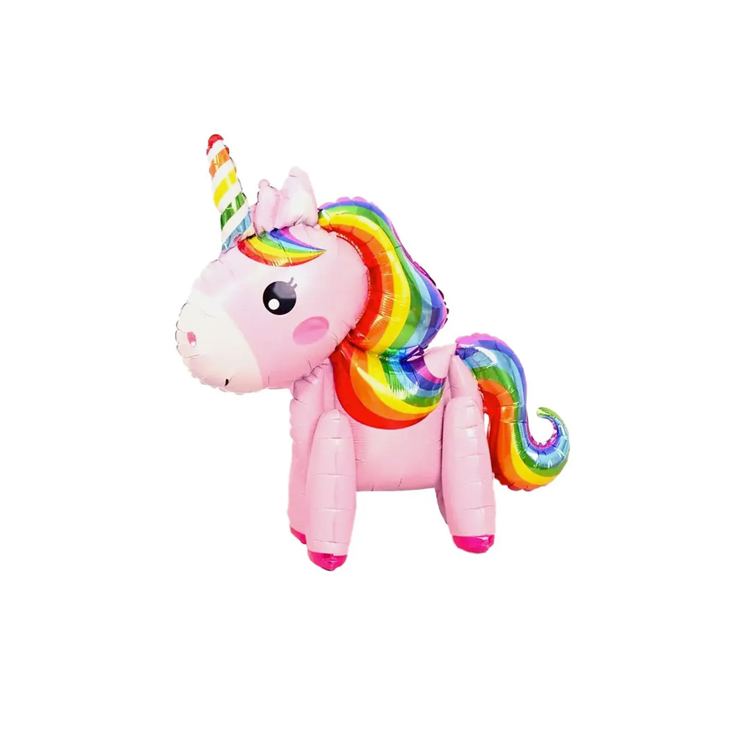 GLOBO METALICO UNICORNIO WALKER ROSADO 53X56 X1 UNI - 1