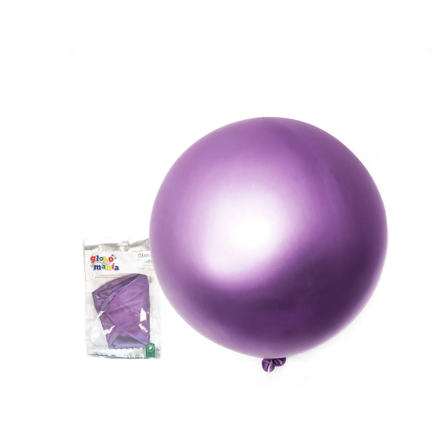 GLOBO PINATA R36 CHROME MORADO X1 UNI - 1