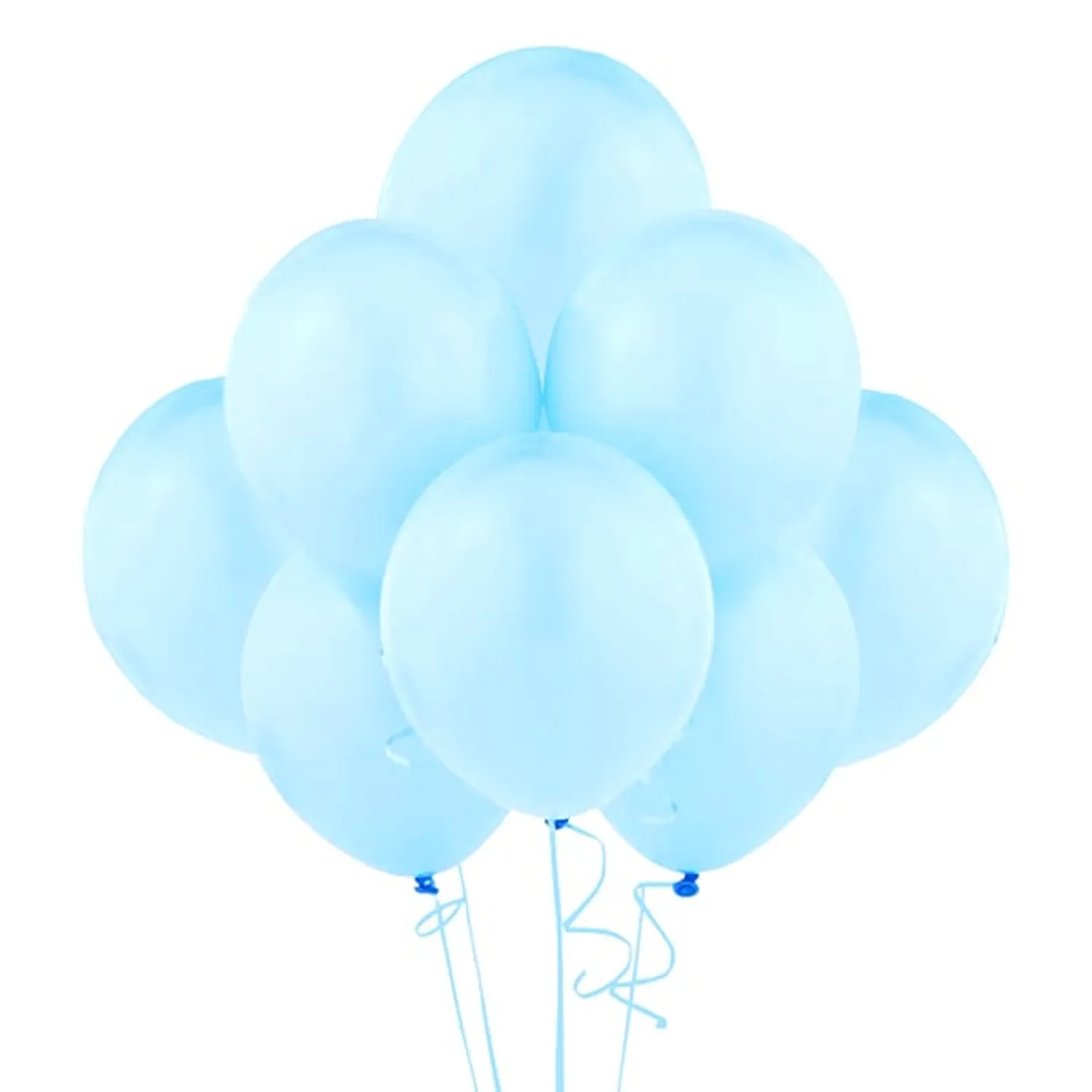 GLOBO 12 PASTEL CELESTE X12 UNI - 1