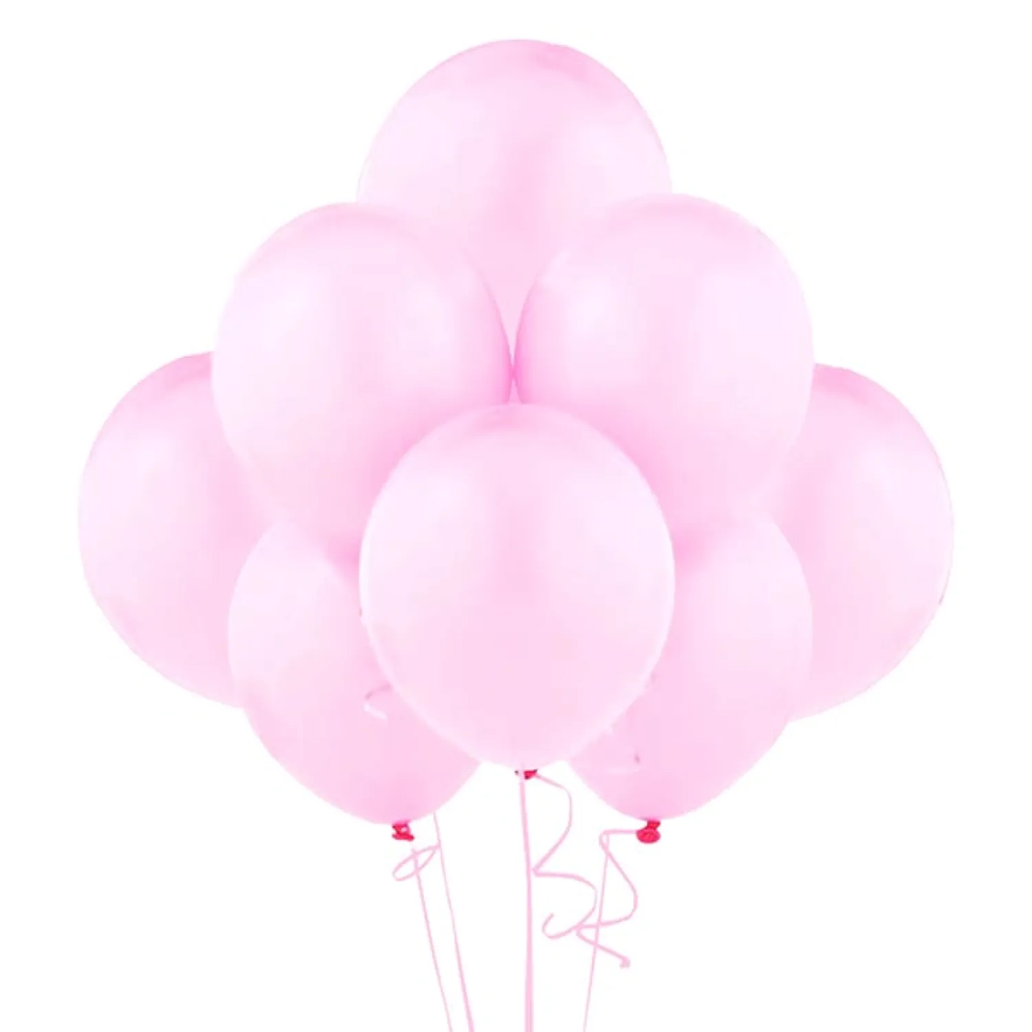 GLOBO 12 PASTEL ROSADO X12 UNI - 1