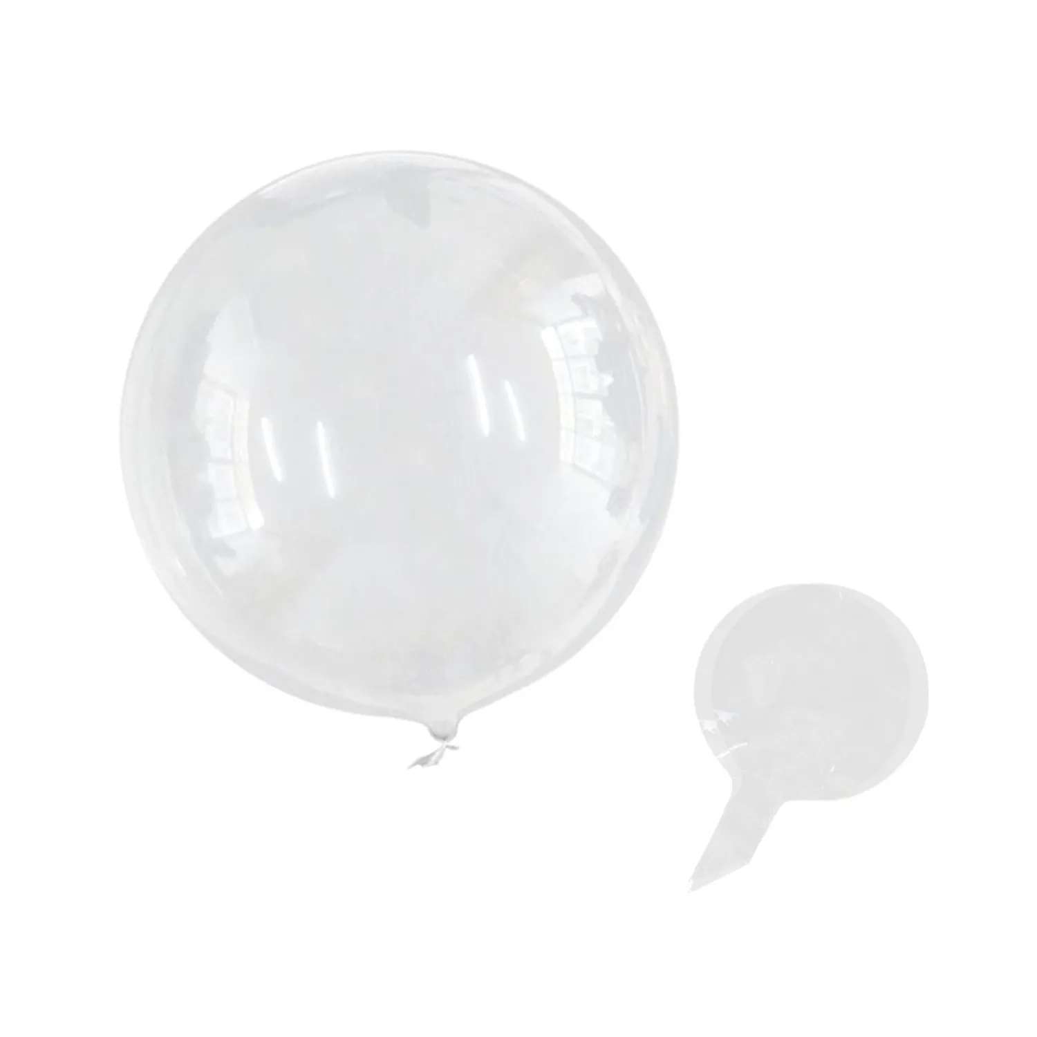 GLOBO 12' CONFETTI ROSADO X12 - 1