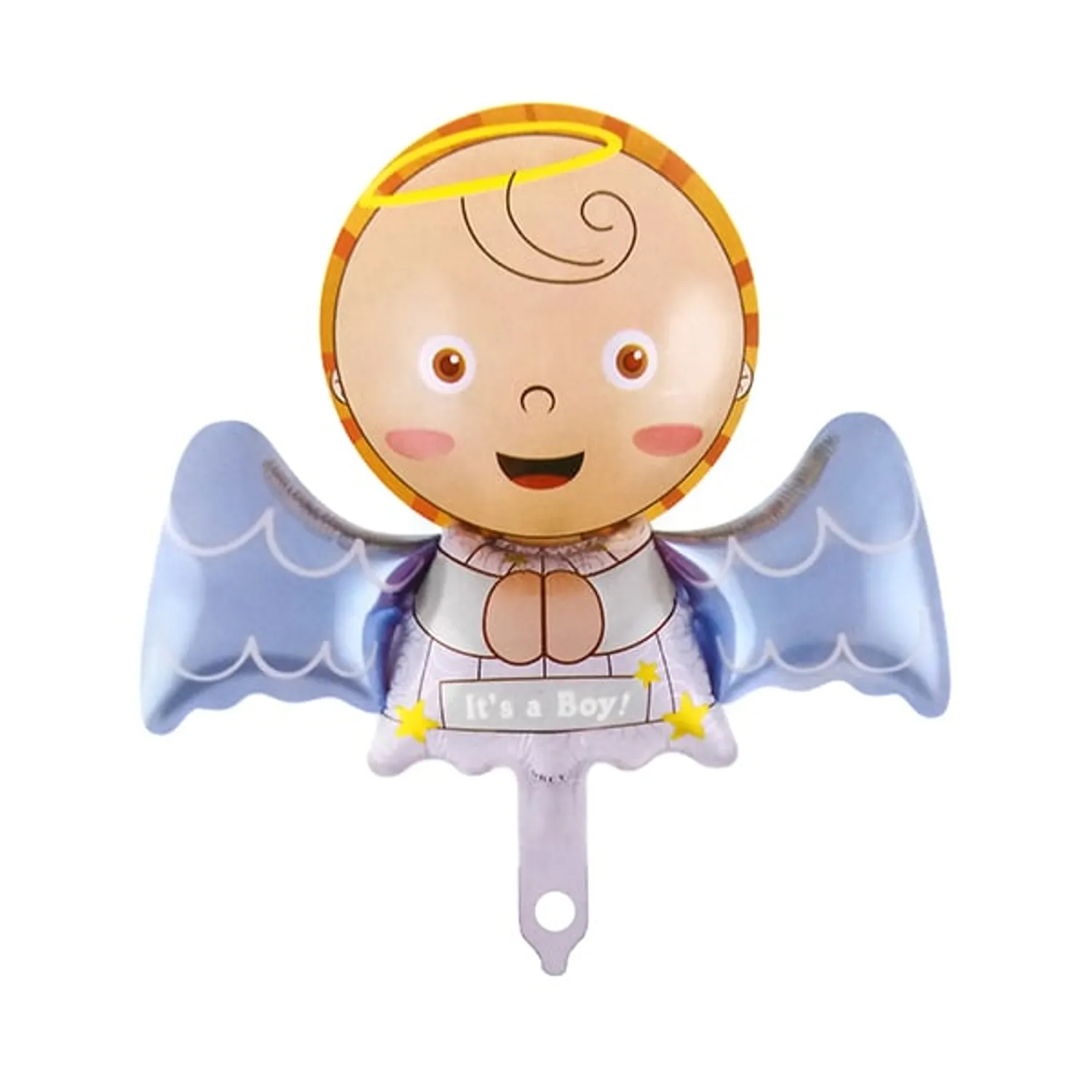 GLOBO METALICO ANGEL NENE 40X44 CM X1 UNI - 1