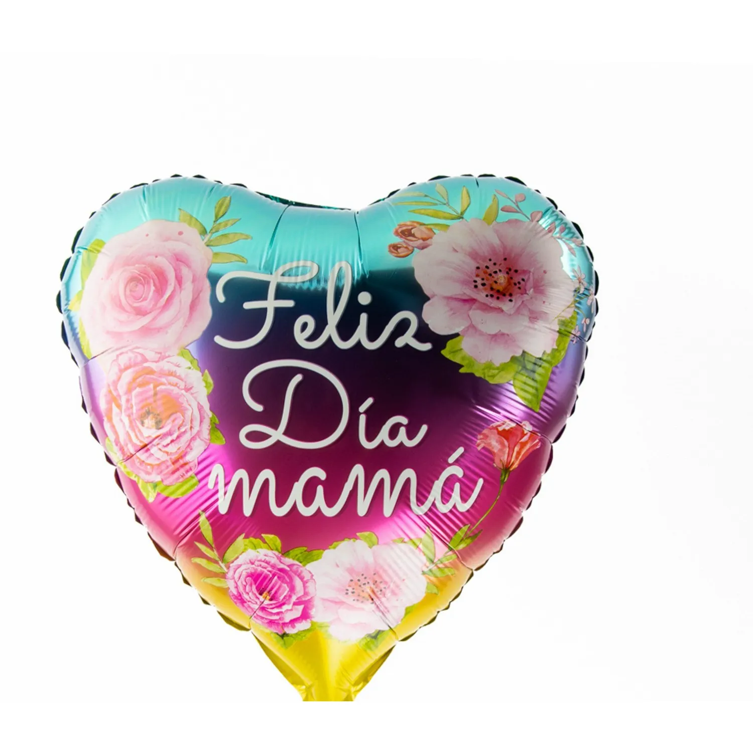 GLOBO METALICO 18 FELIZ DIA MAMA FLOREADO X1 UNI - 1