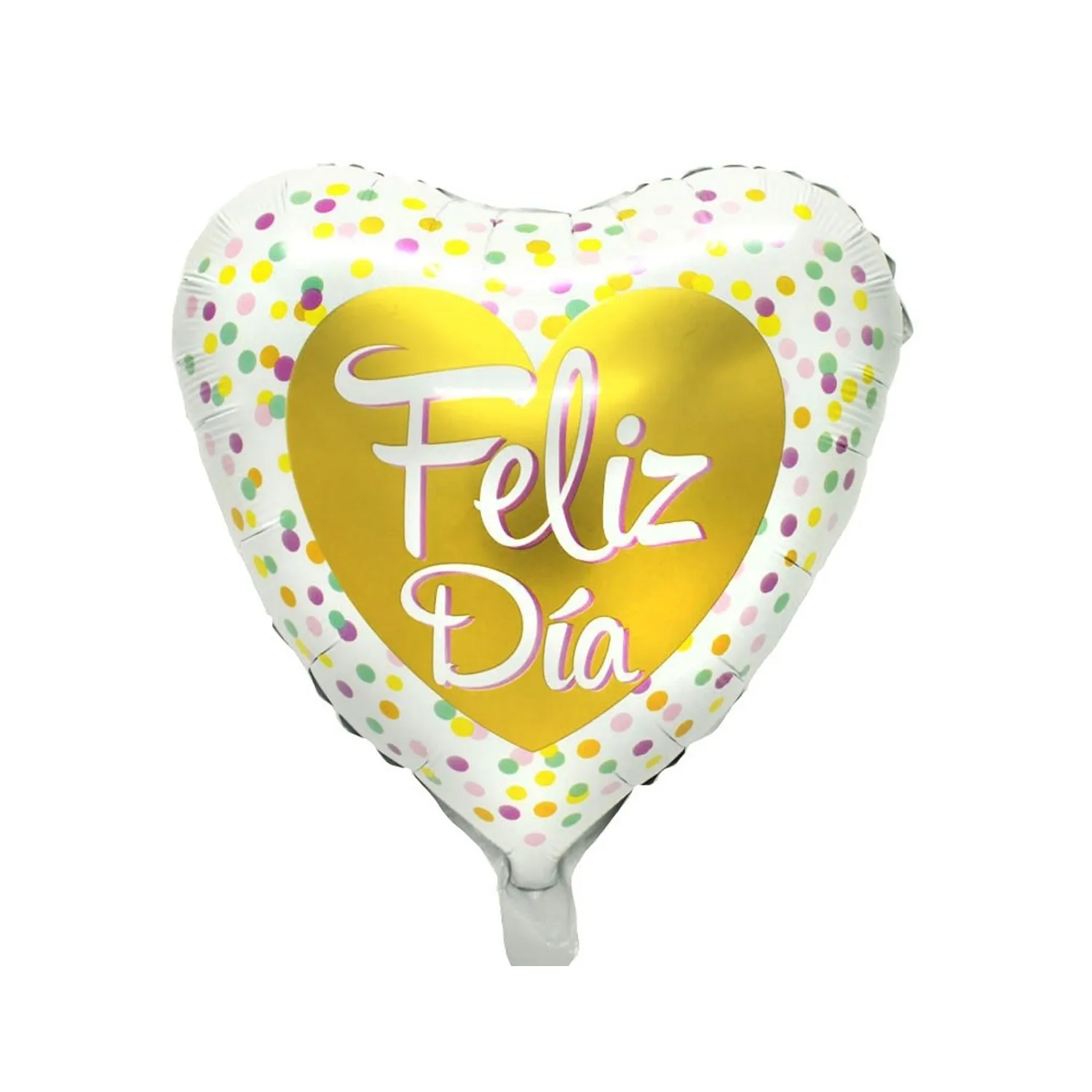 GLOBO METALICO 18 FELIZ DIA GOLDEN X50 UNI - 1