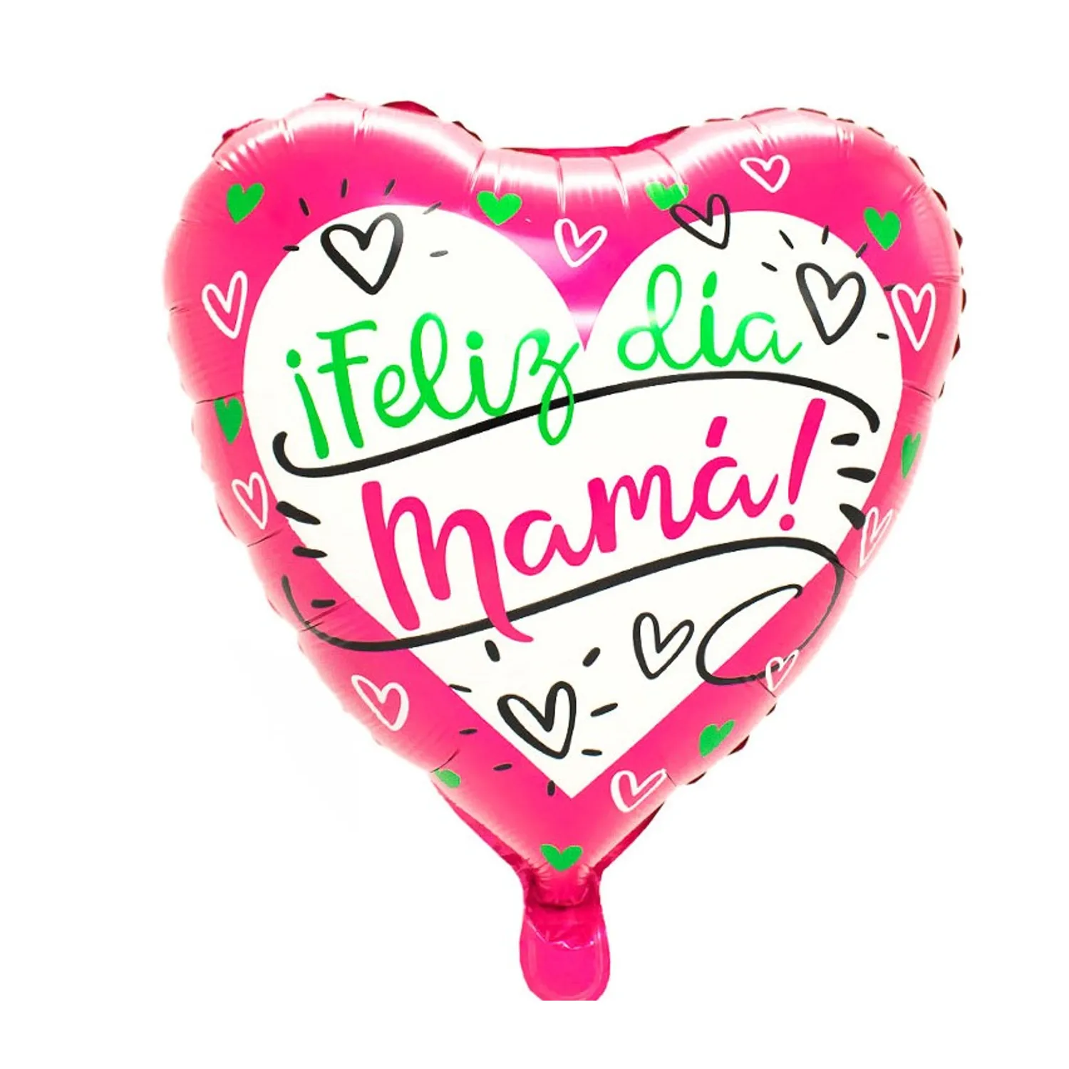 GLOBO METALICO 18 FELIZ DIA MAMA HEARTS X1 UNI - 1