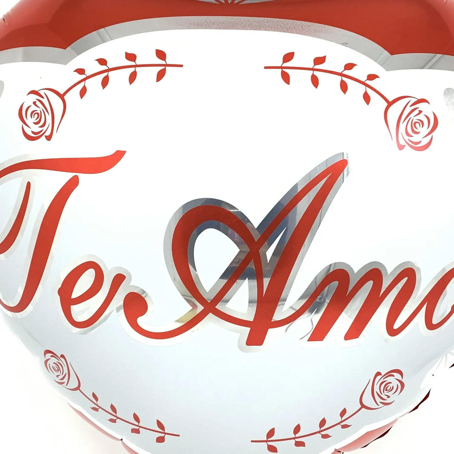 GLOBO METALICO 18 TE AMO CURSIVO X50 UNI - 1