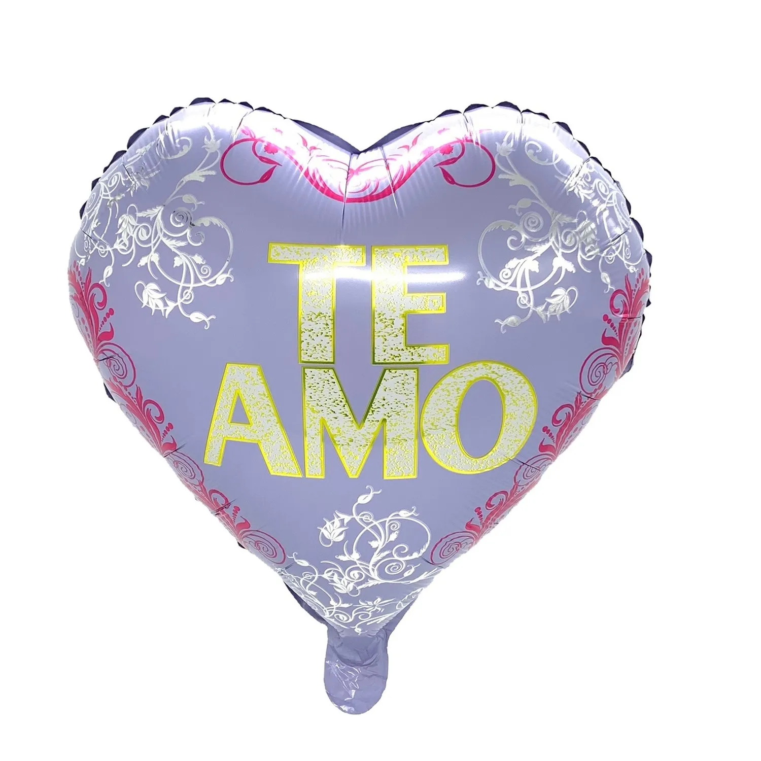 GLOBO METALICO 18 TE AMO LILA X50 UNI - 1