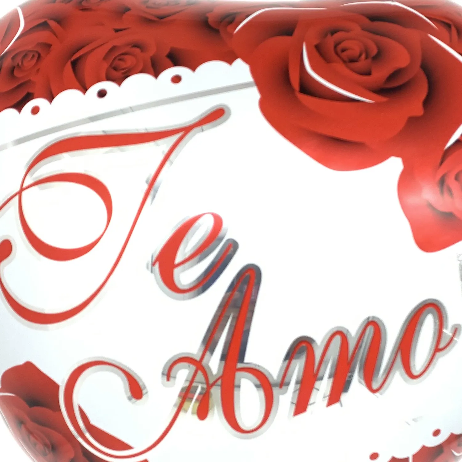 GLOBO METALICO 18 TE AMO ROSAS X 1UNI - 1