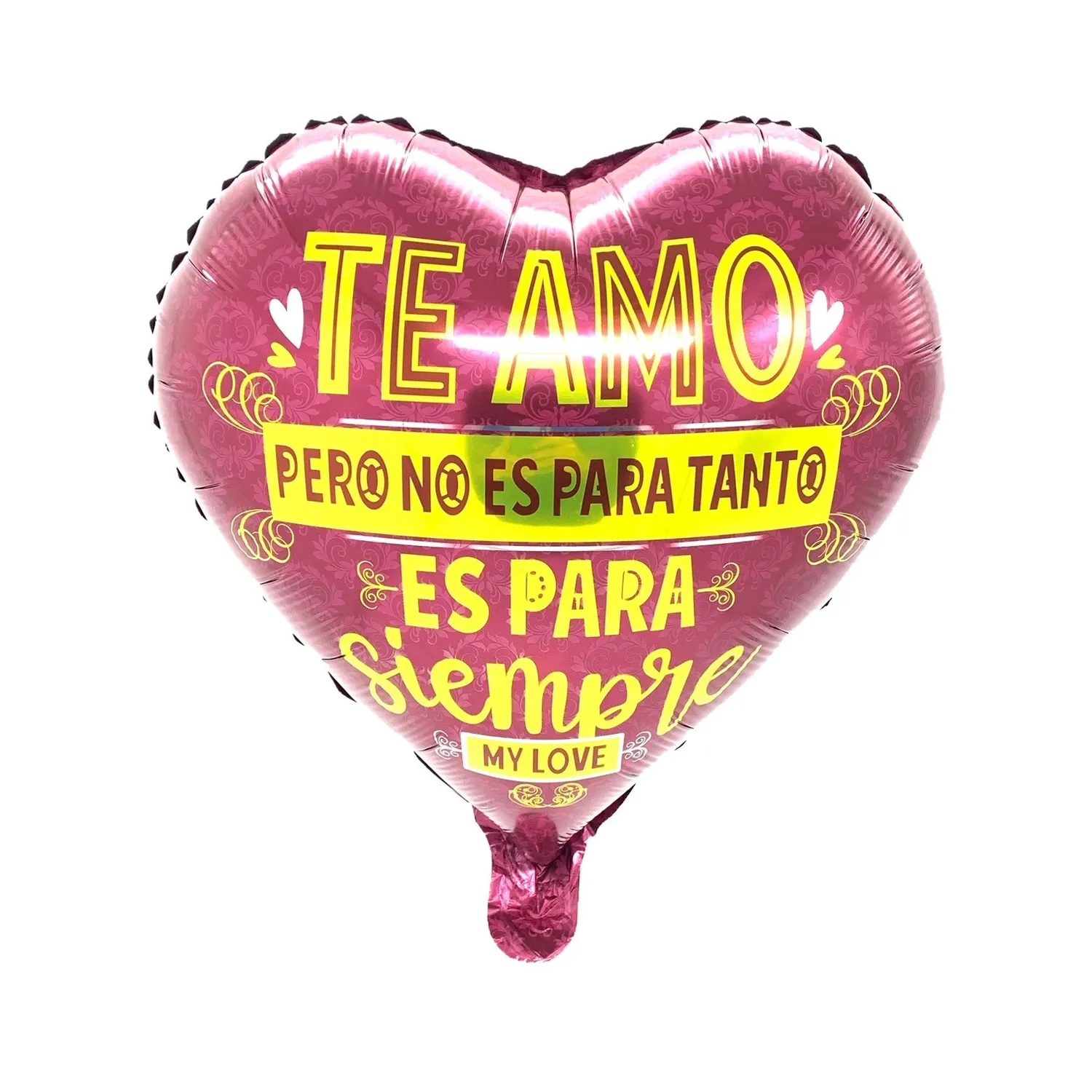 GLOBO METALICO 18' TE AMO PARA SIEMPRE X5O UNI - 1
