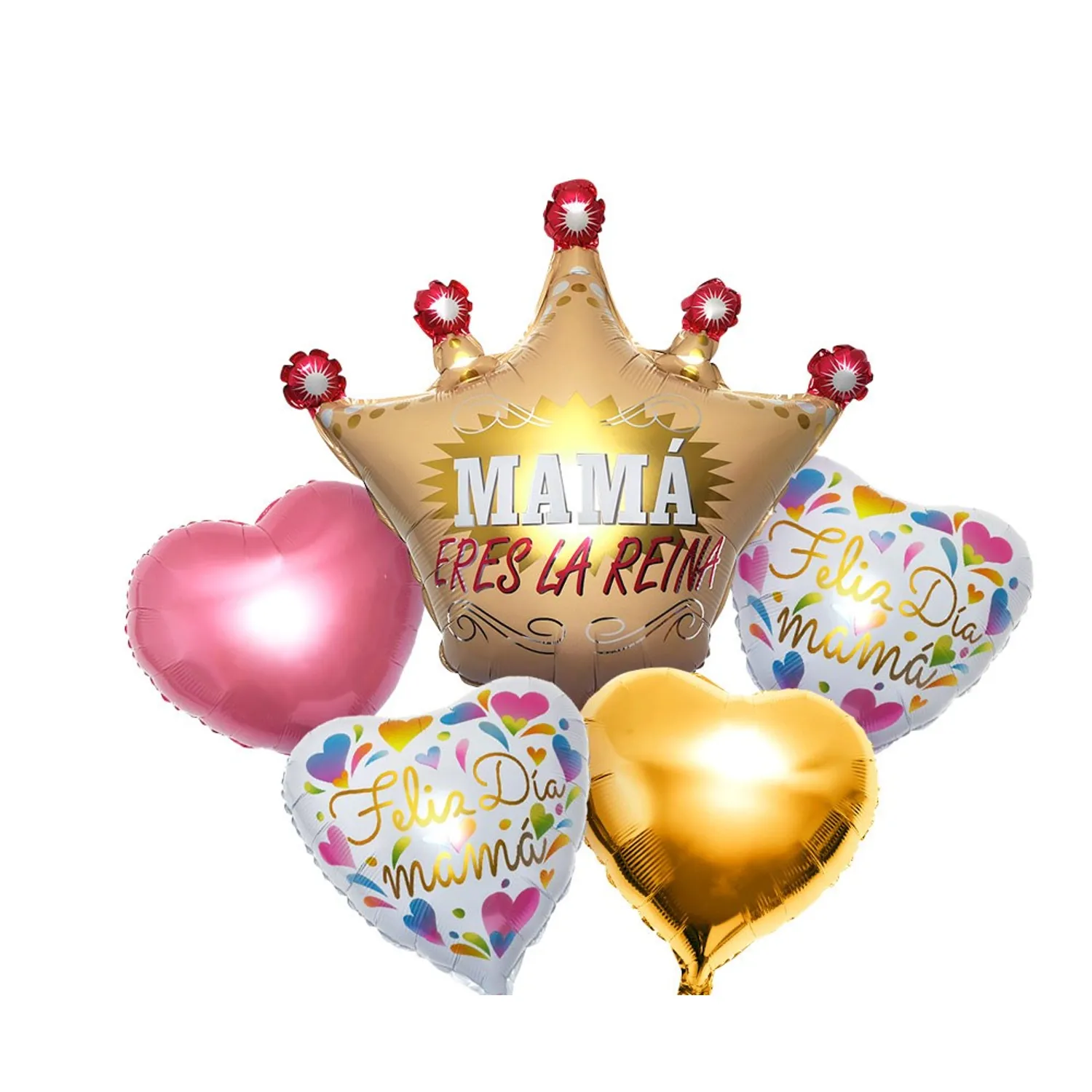 SET GLOBO METALICO MAMA REINA X1 - 1