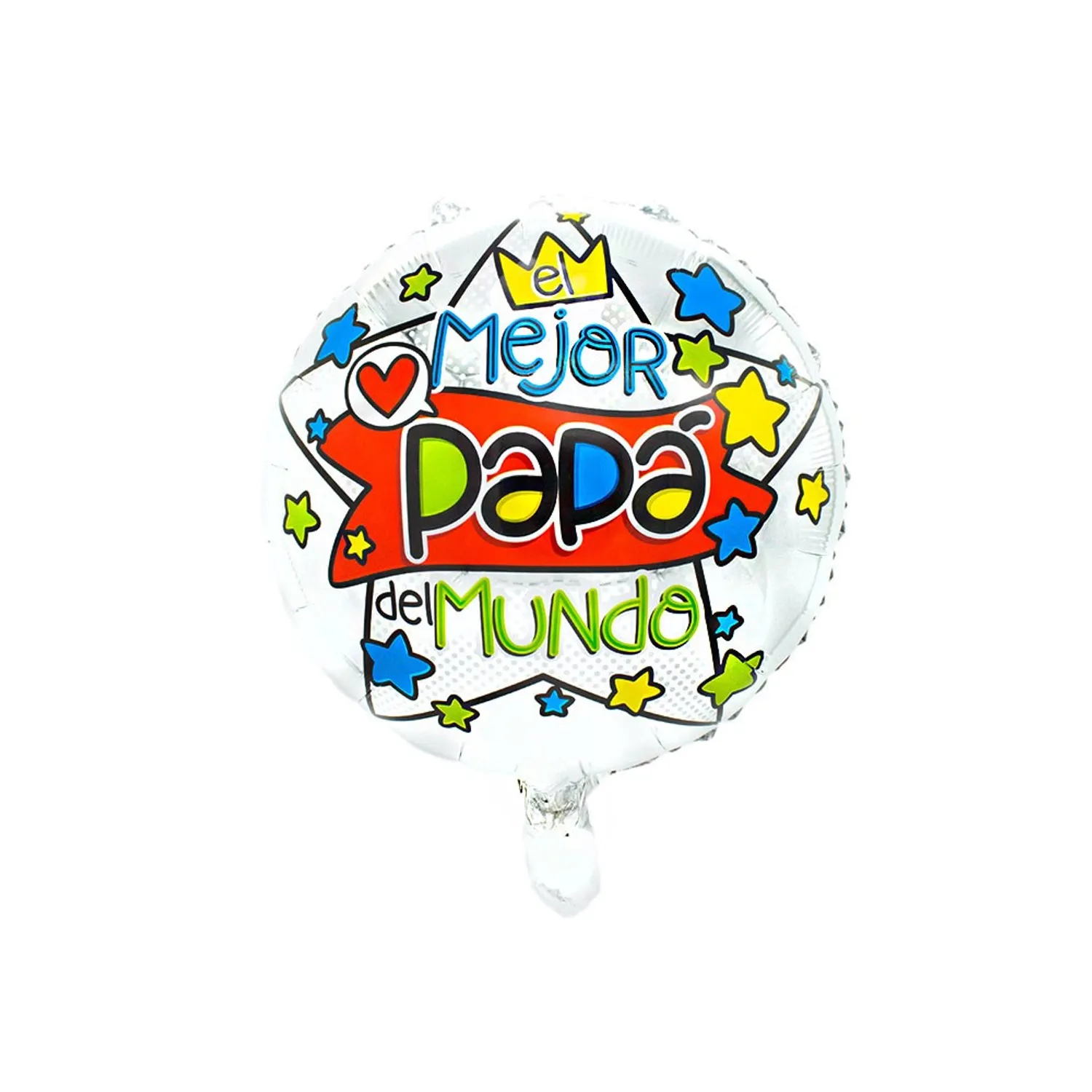 GLOBO METALICO 18 EL MEJOR PAPA X1 UNI - 1