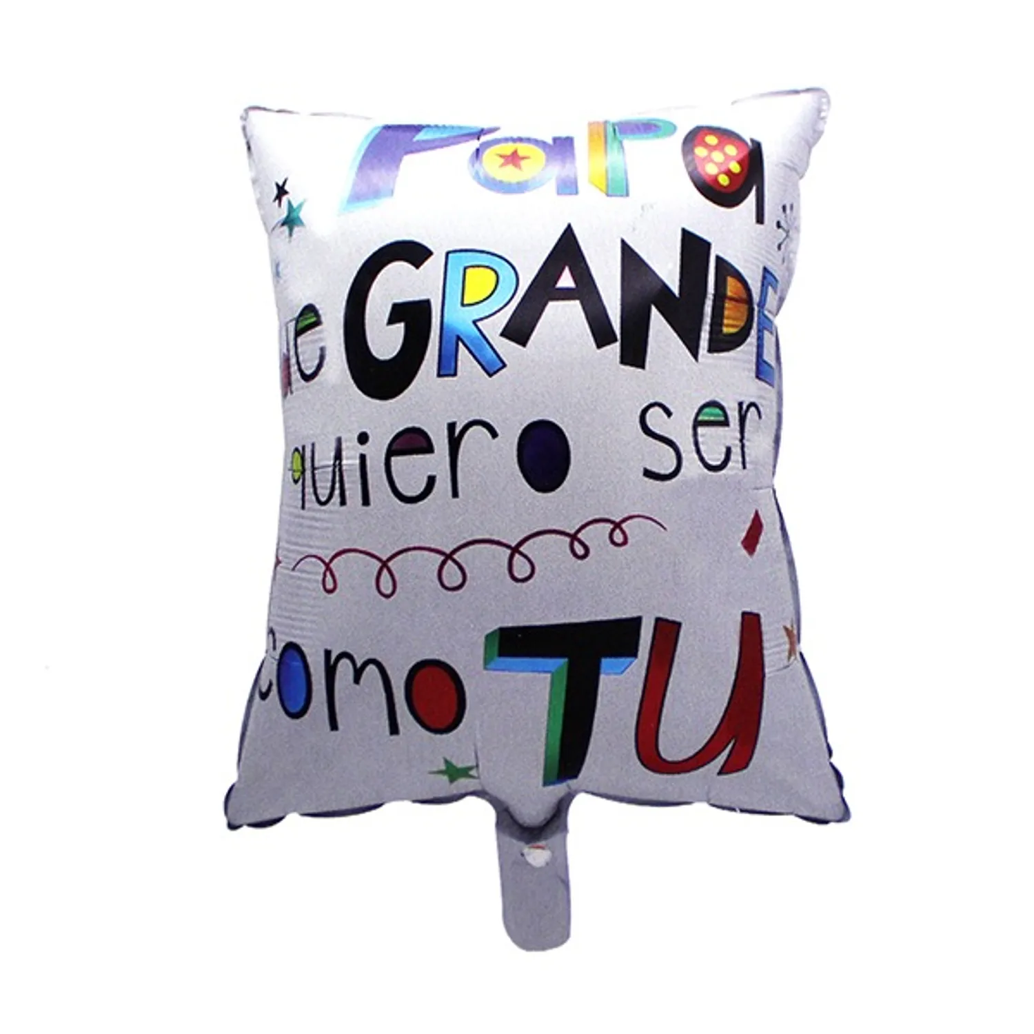 GLOBO METALICO 64X45 CM PAPA DE GRANDE X1 UNI - 1
