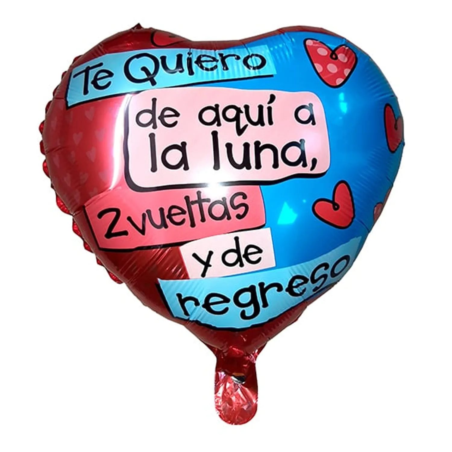 GLOBO METALICO 18 AQUI A LA LUNA X 1UNI - 1