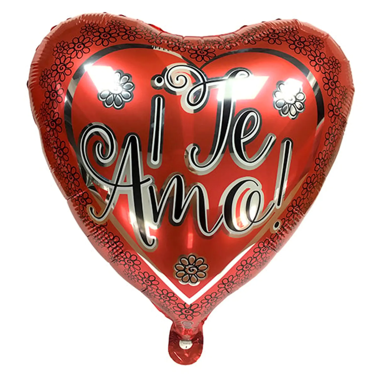 GLOBO METALICO 18 TE AMO CURSIVO X50 UNI - 1